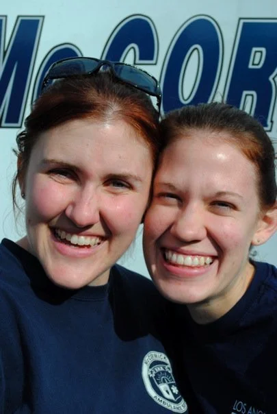 Katherine Thompson as an EMT.