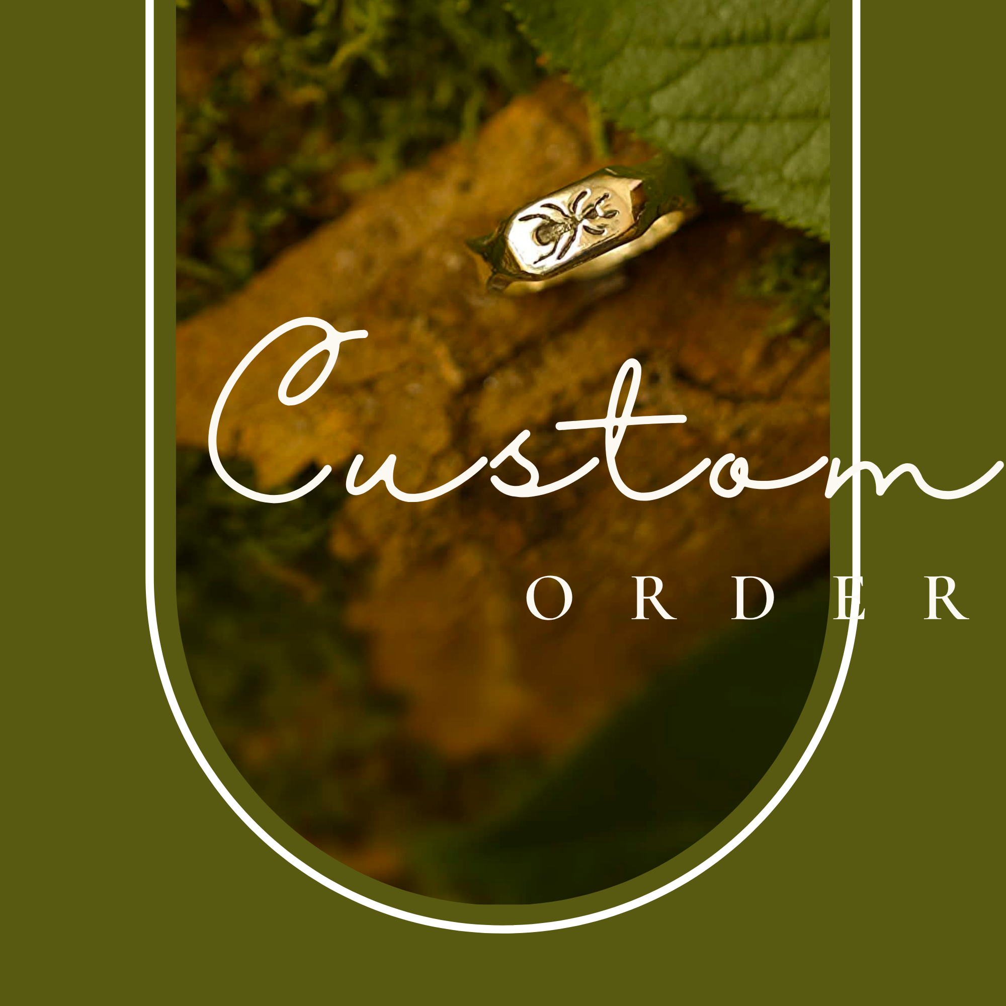 custom peridot ring