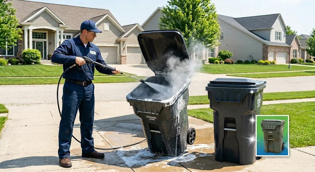 Weekly Trash Can Valet and Sanitation Service