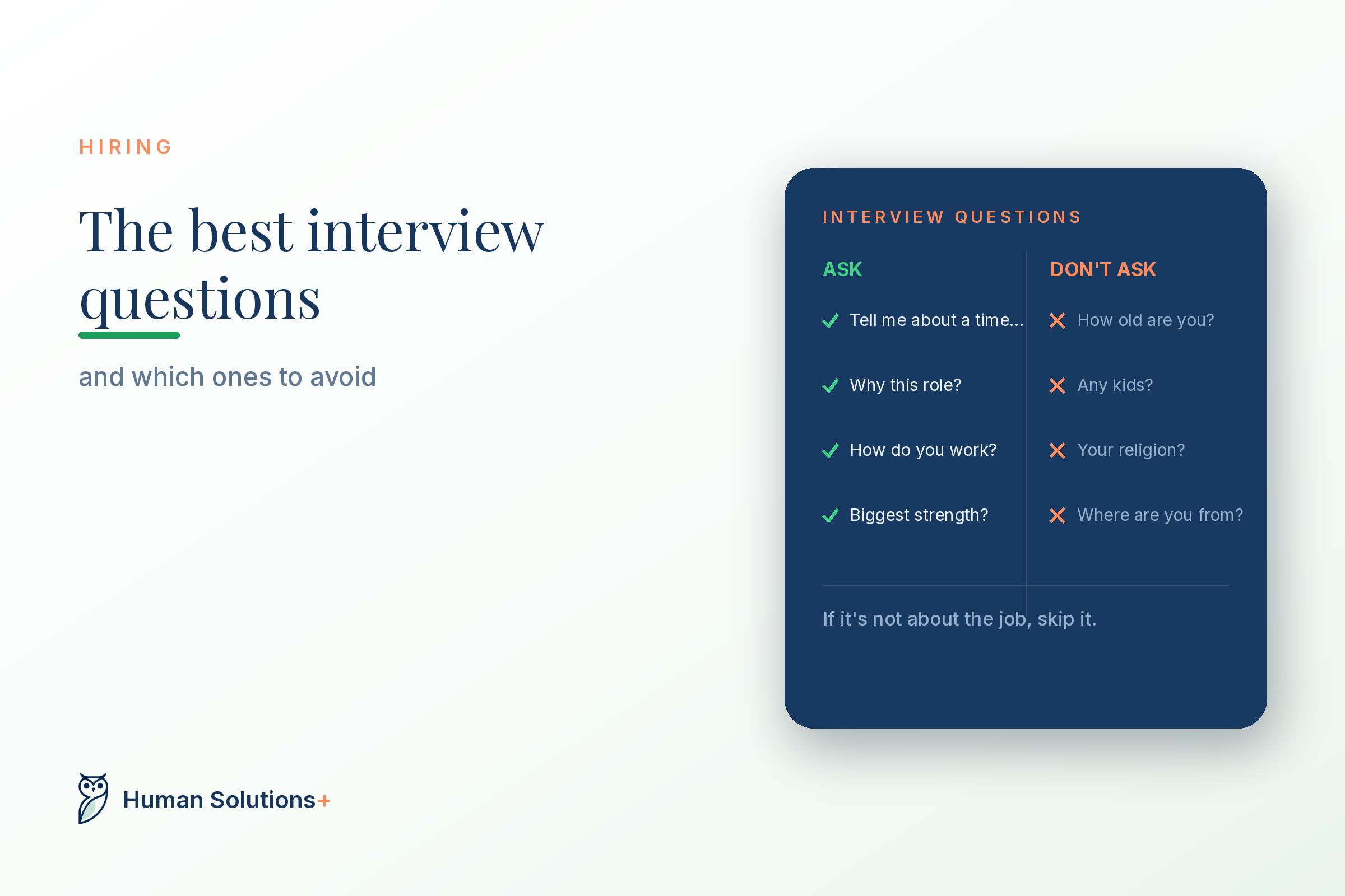 The Best Interview Questions to Ask (and Which to Avoid)