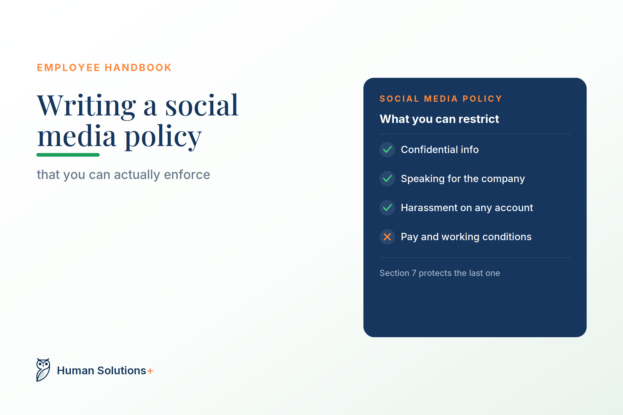How to Write a Social Media Policy for Your Employee Handbook