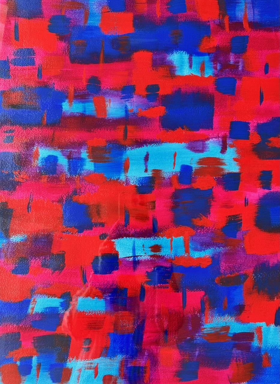 "let's Stay a Bit Longer"
Acrylic on Paper
16” x 22.5”
41cm x 57cm