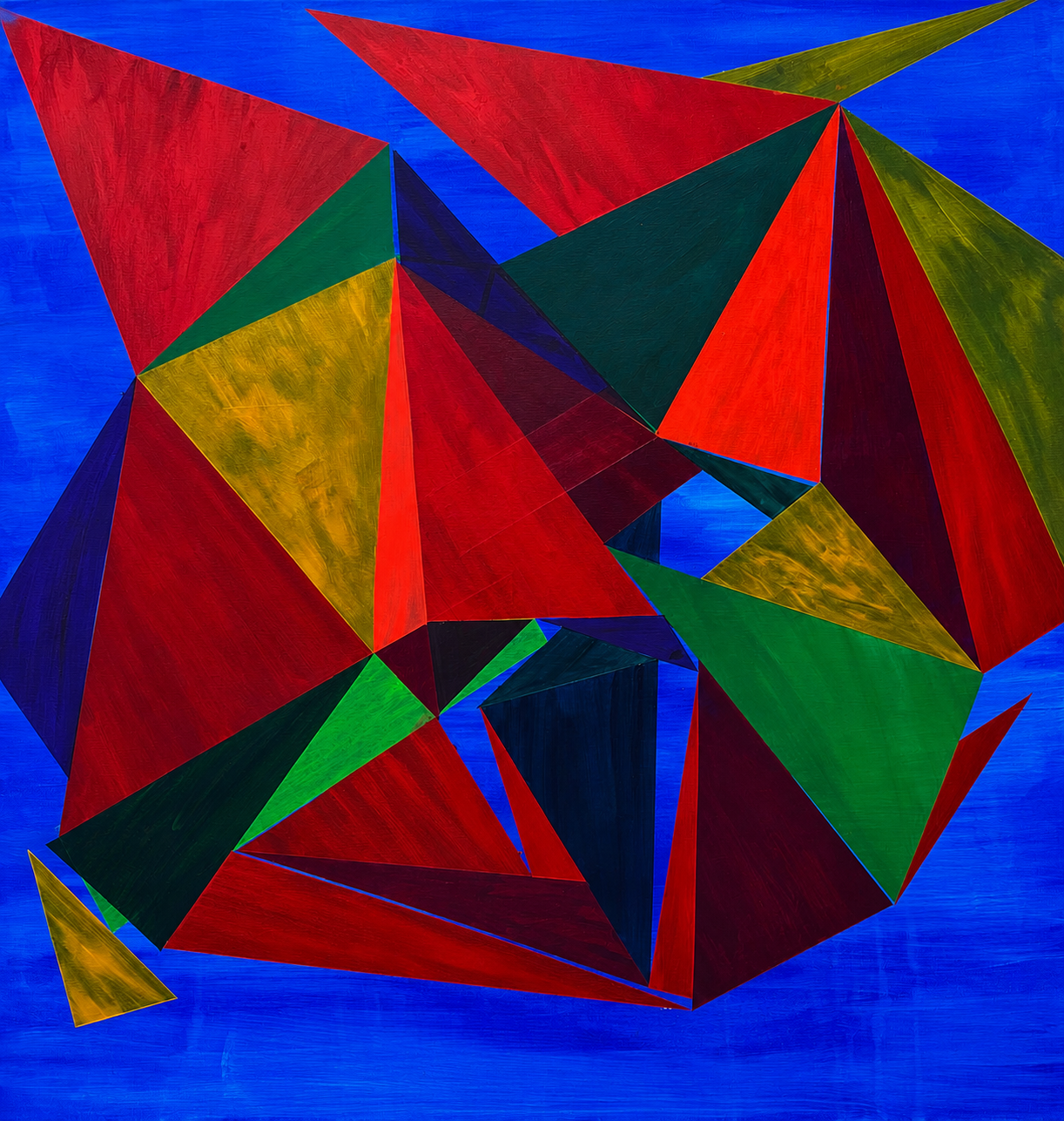 "One Thing Became Another Thing"
Acrylic on Canvas
39.3" x 39.3" (100cmx100cm)