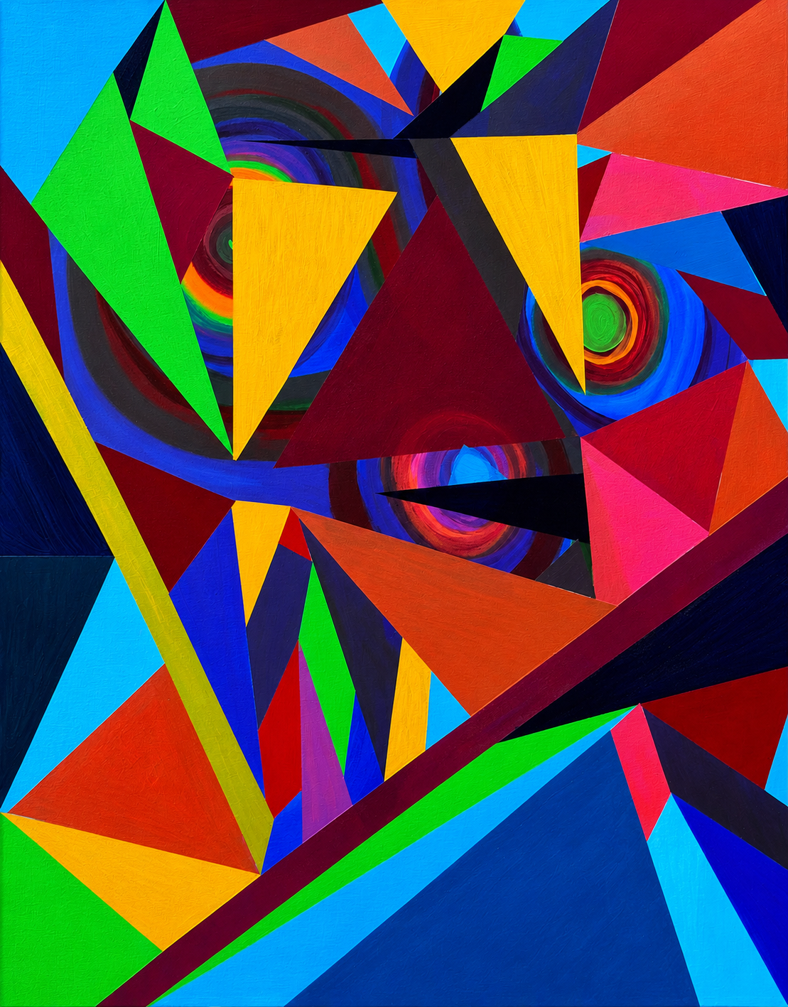 "A Brisk Day" 
Acrylic on Canvas 
39" x31.5"  (99cm x 79cm)