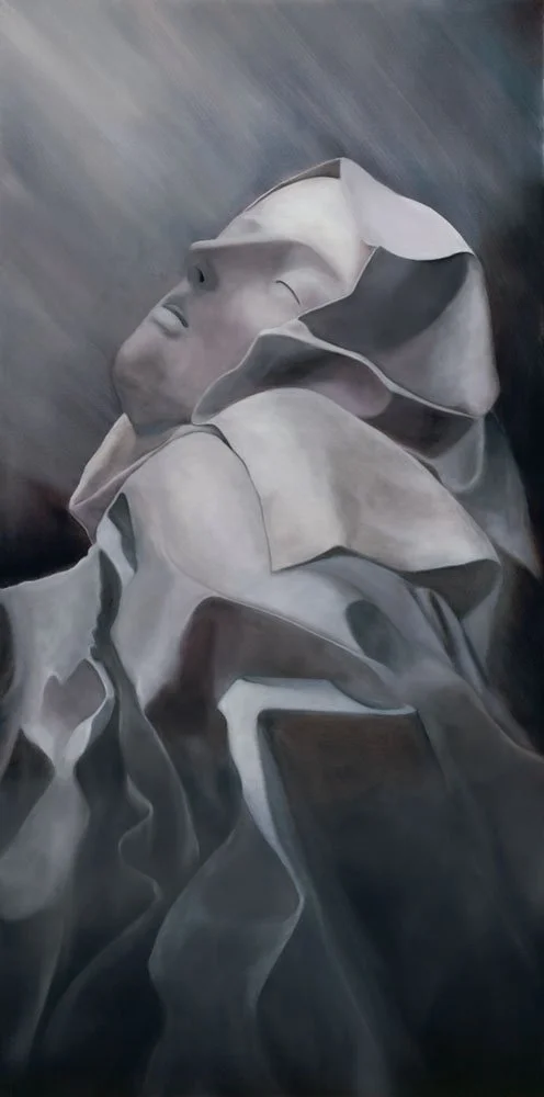 After Bernini: The Ecstacy of St.Theresa
Oil on Canvas
72 x 36 in