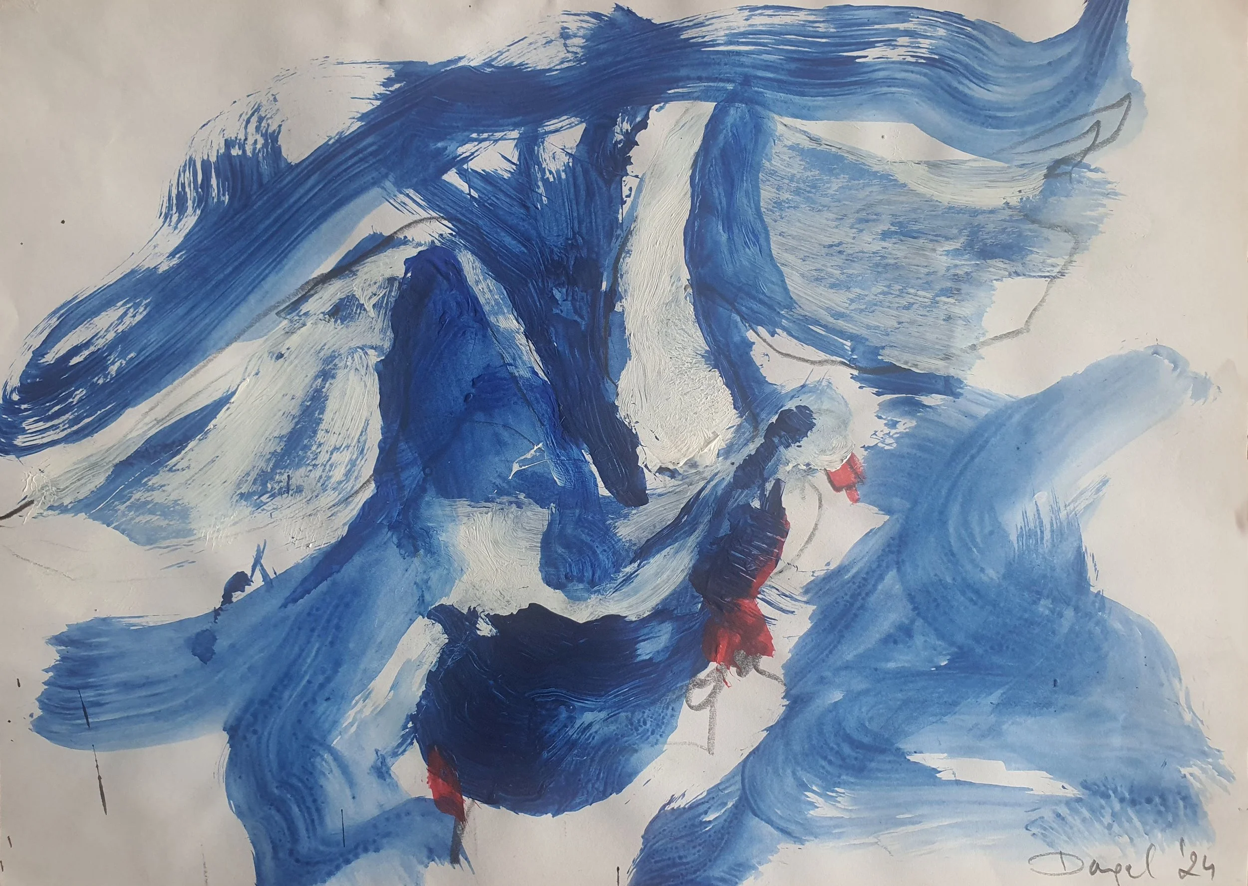 Swan. 8
Pencil and Acrylics on Paper
21 x 30 cm