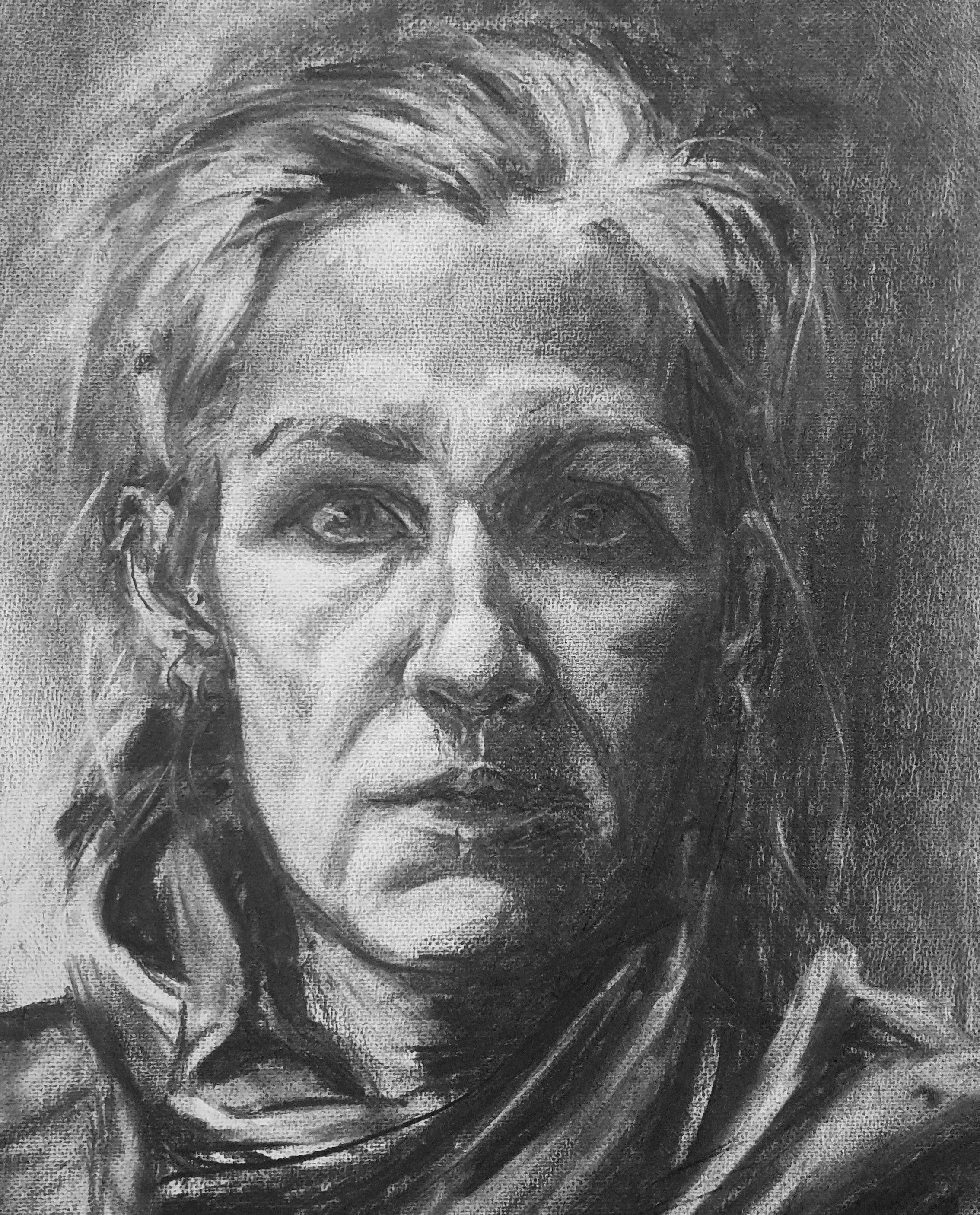 Self Study
Charcoal on Ingres Paper