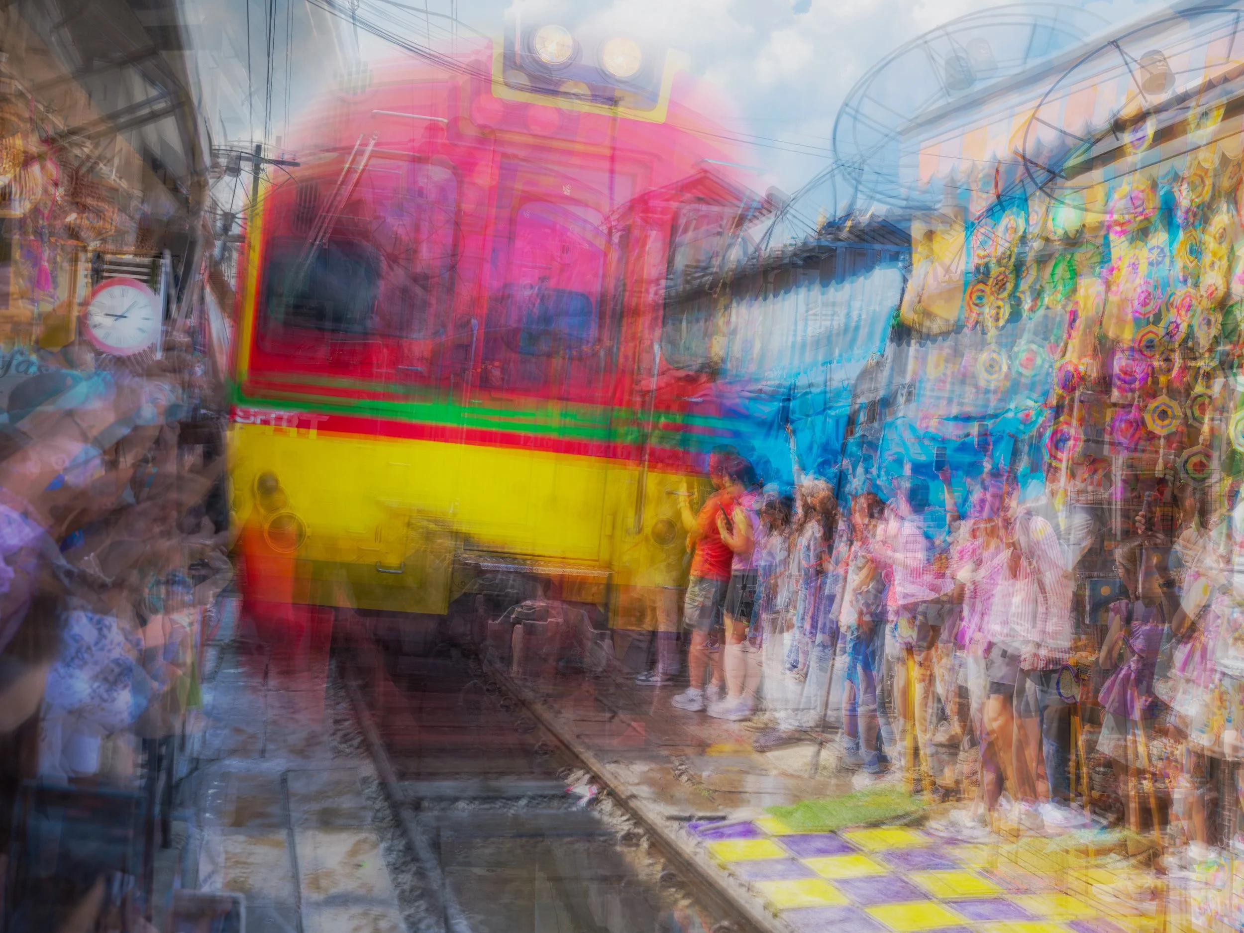 Maeklong Station Market, Bangkok, Thailand
