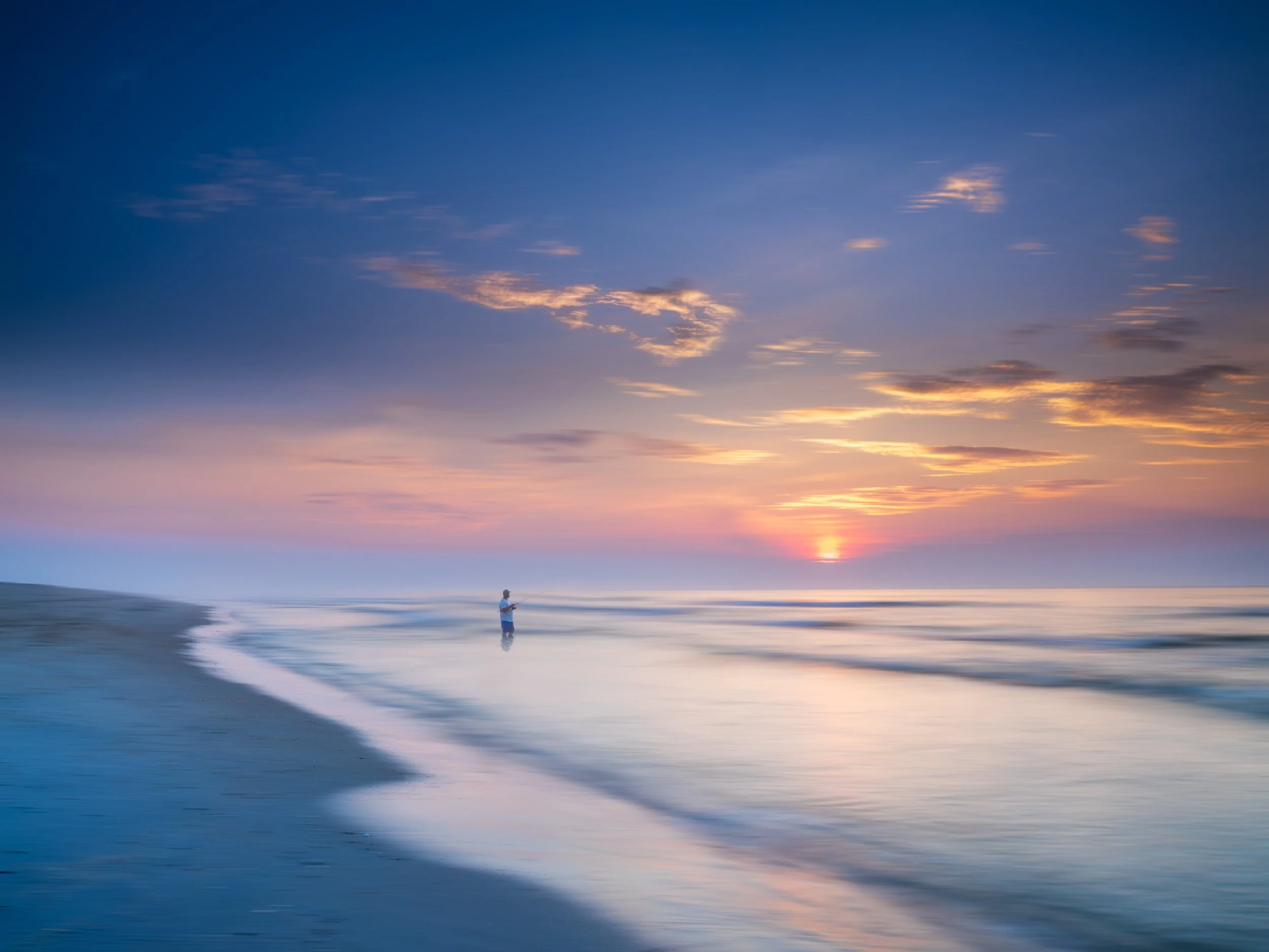Early Morning Fisherman