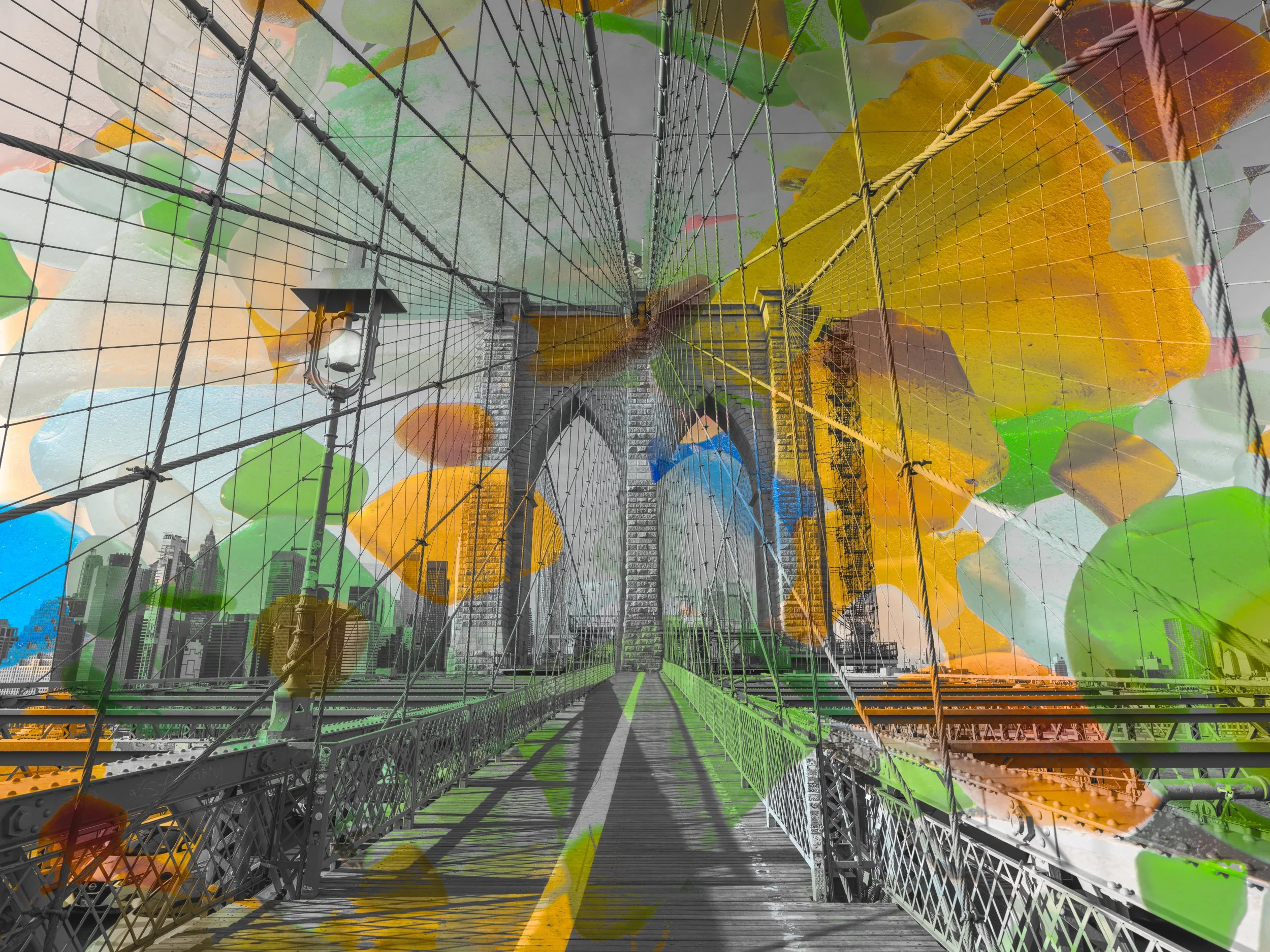 Brooklyn Bridge Abstract 