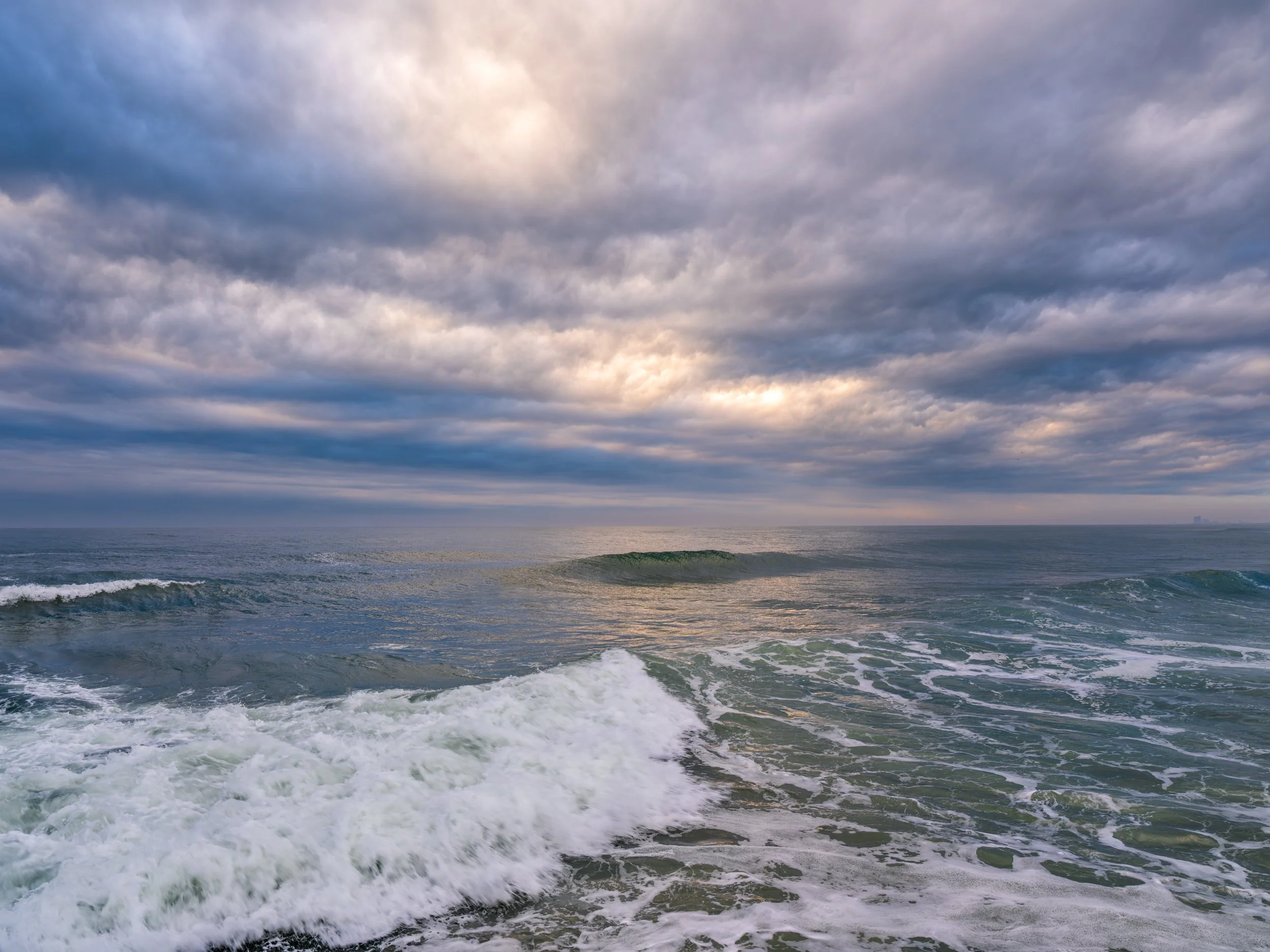 Incoming Waves at Dawn