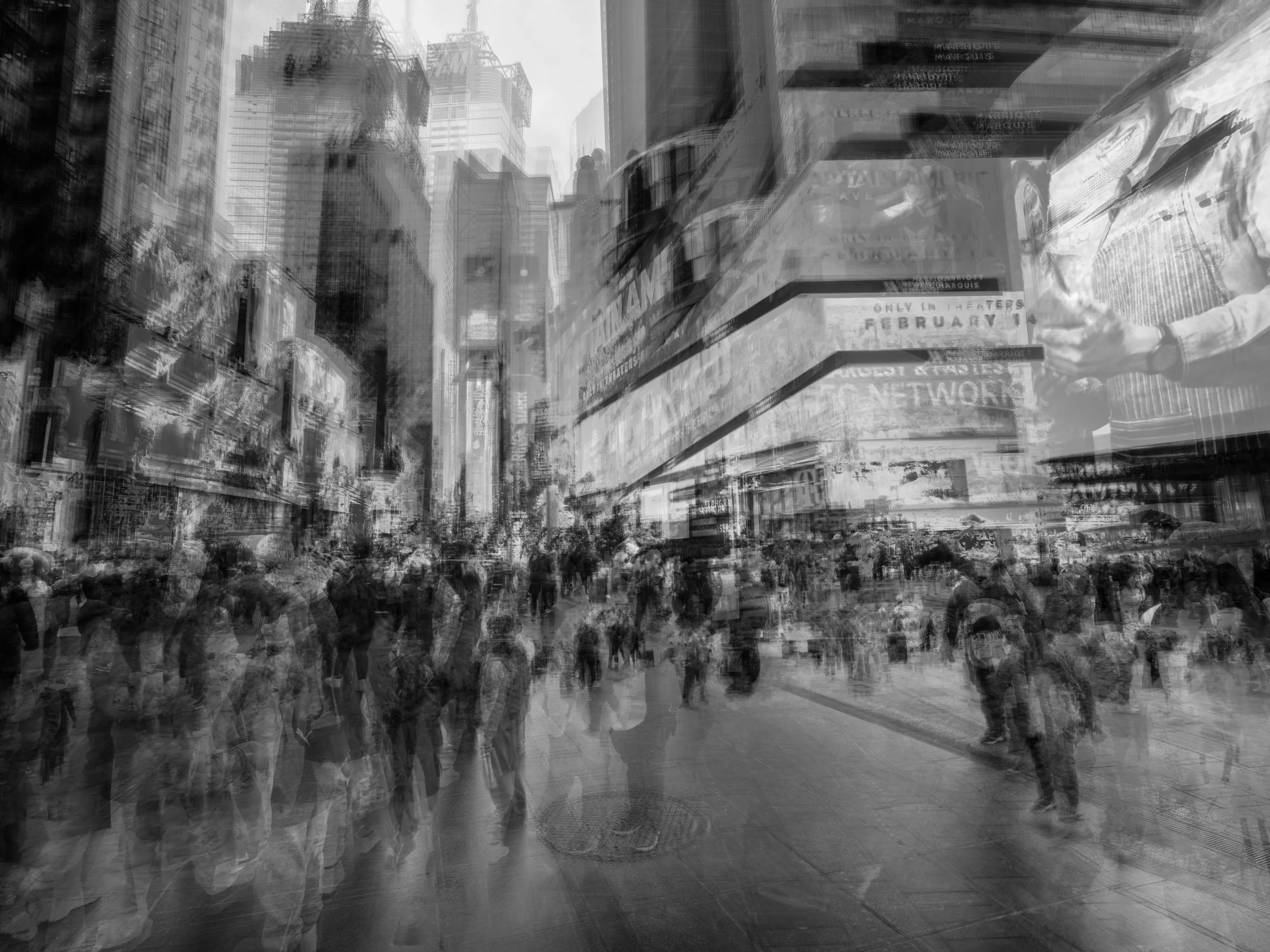 Times Square Monochrome