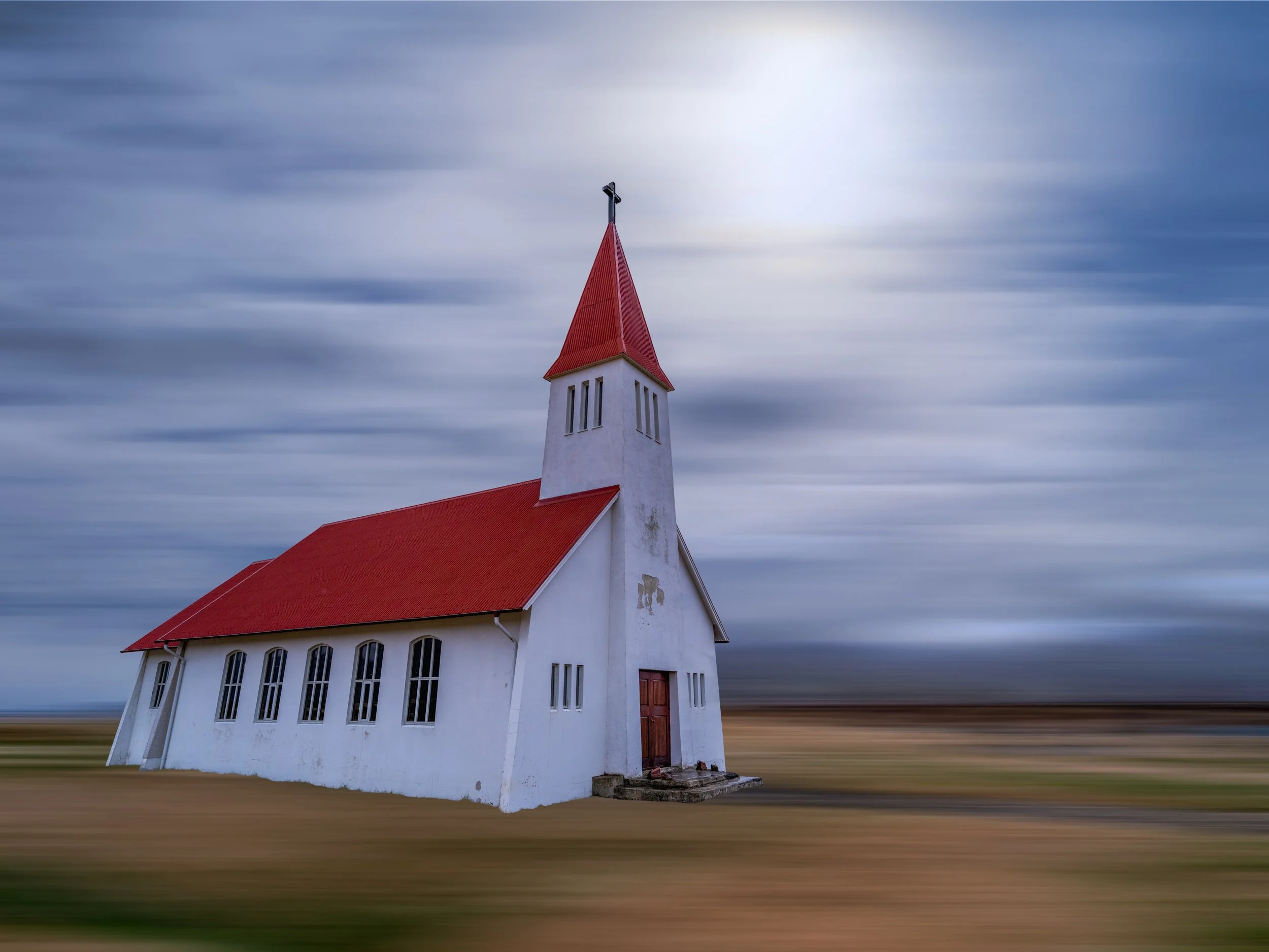 Church, Breiodalur Valley, Iceland