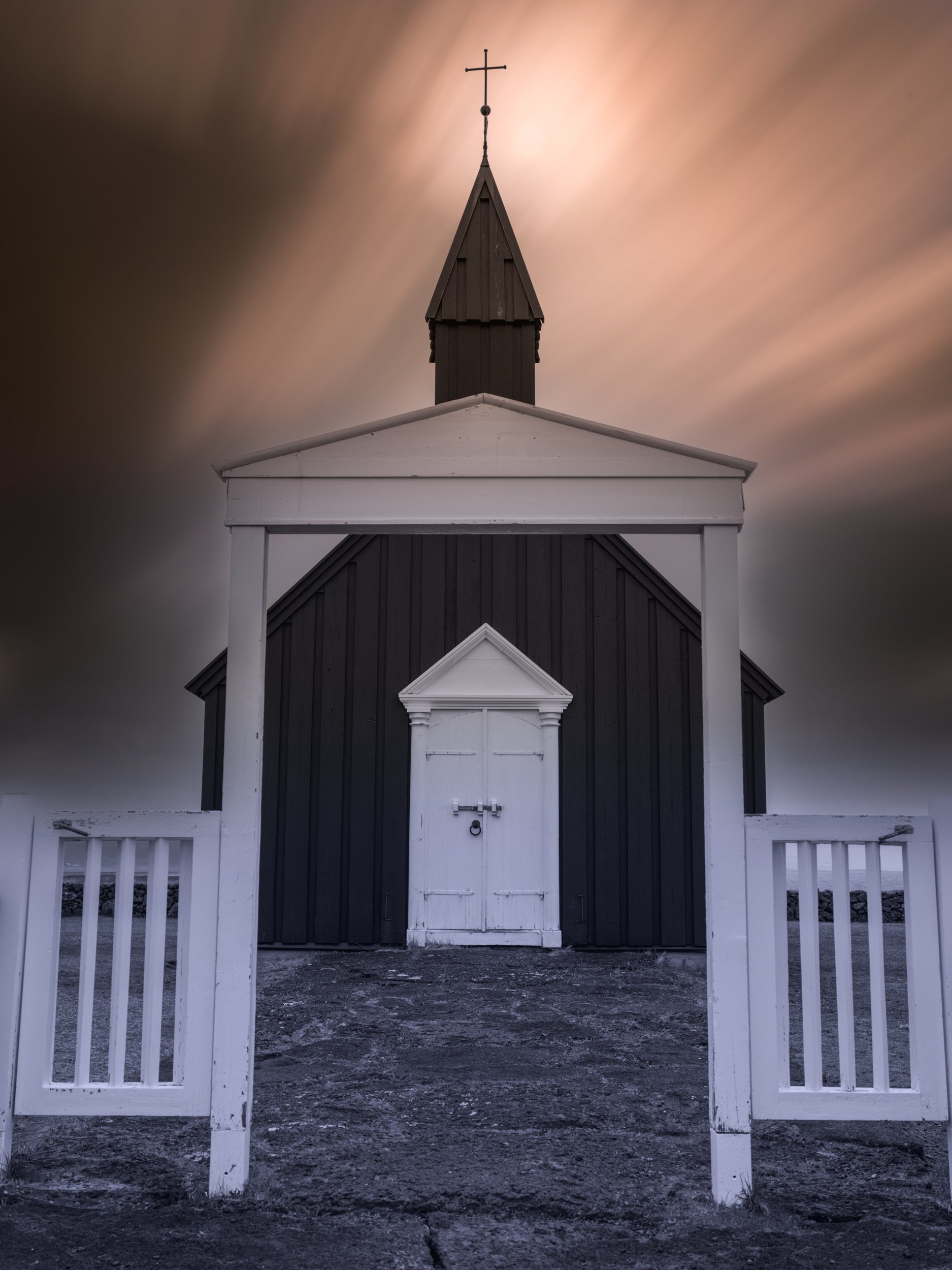 Black Church, Budir, Iceland
