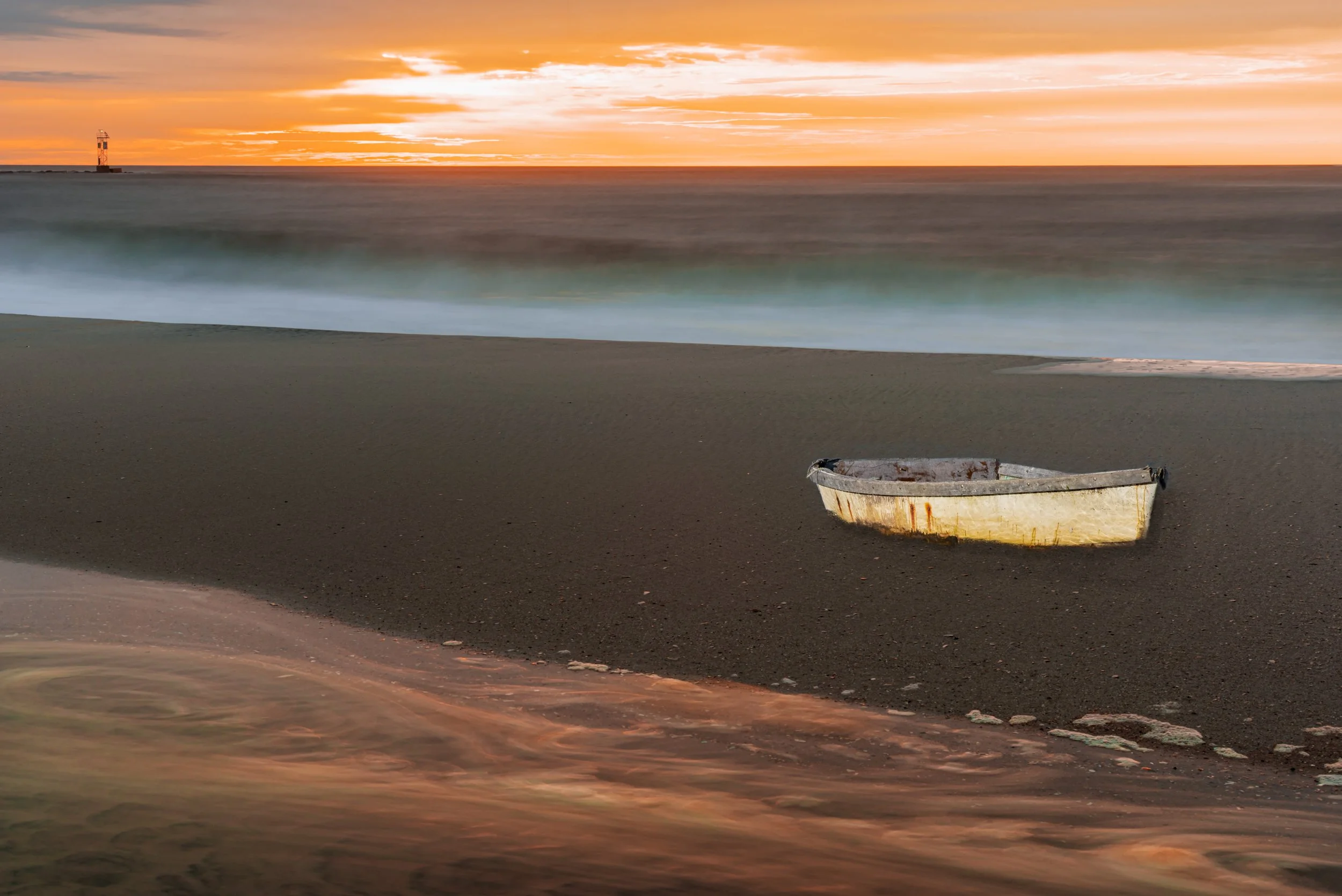 In the Sand at Low Tide