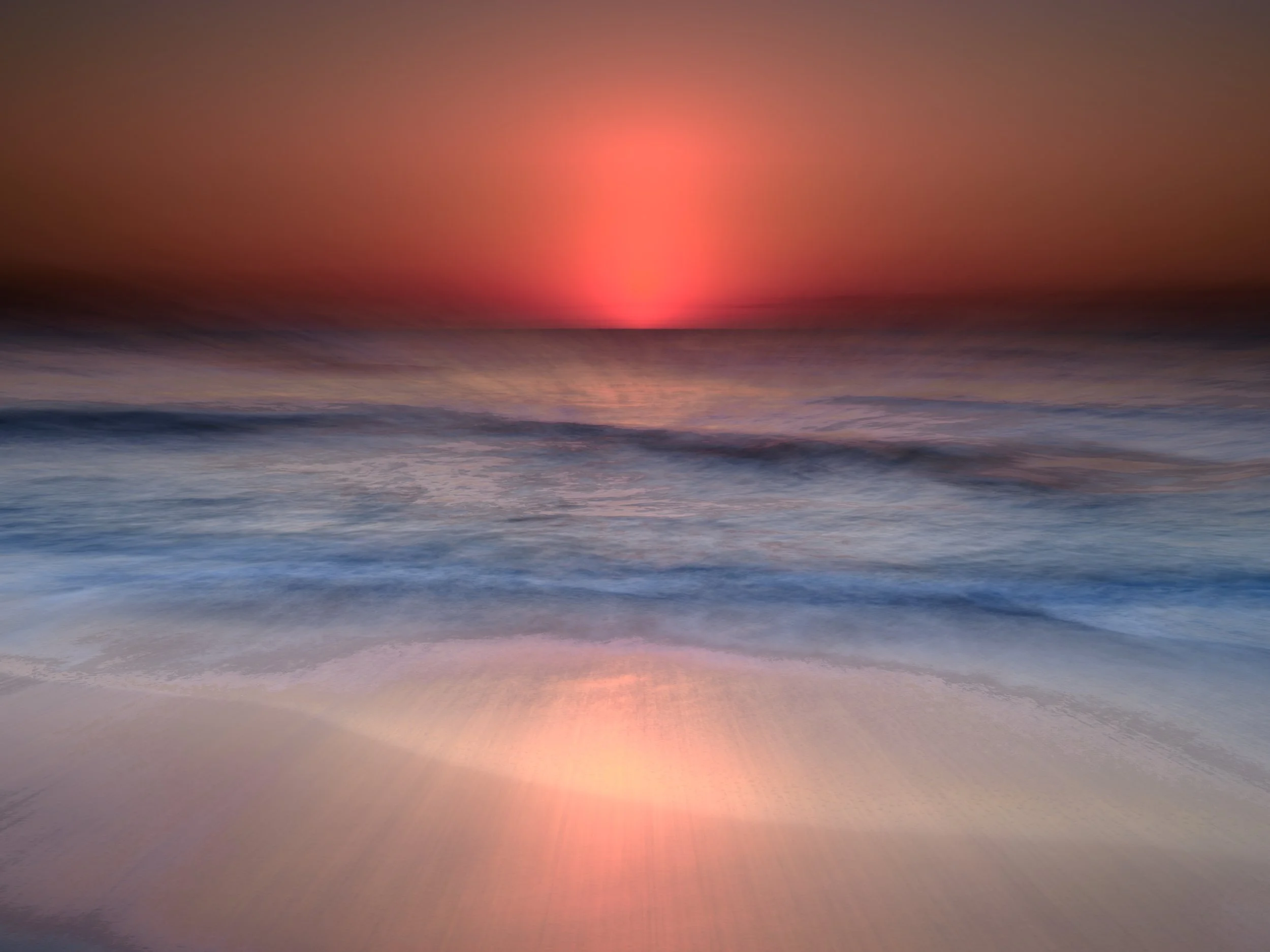 Reflection on the Sand