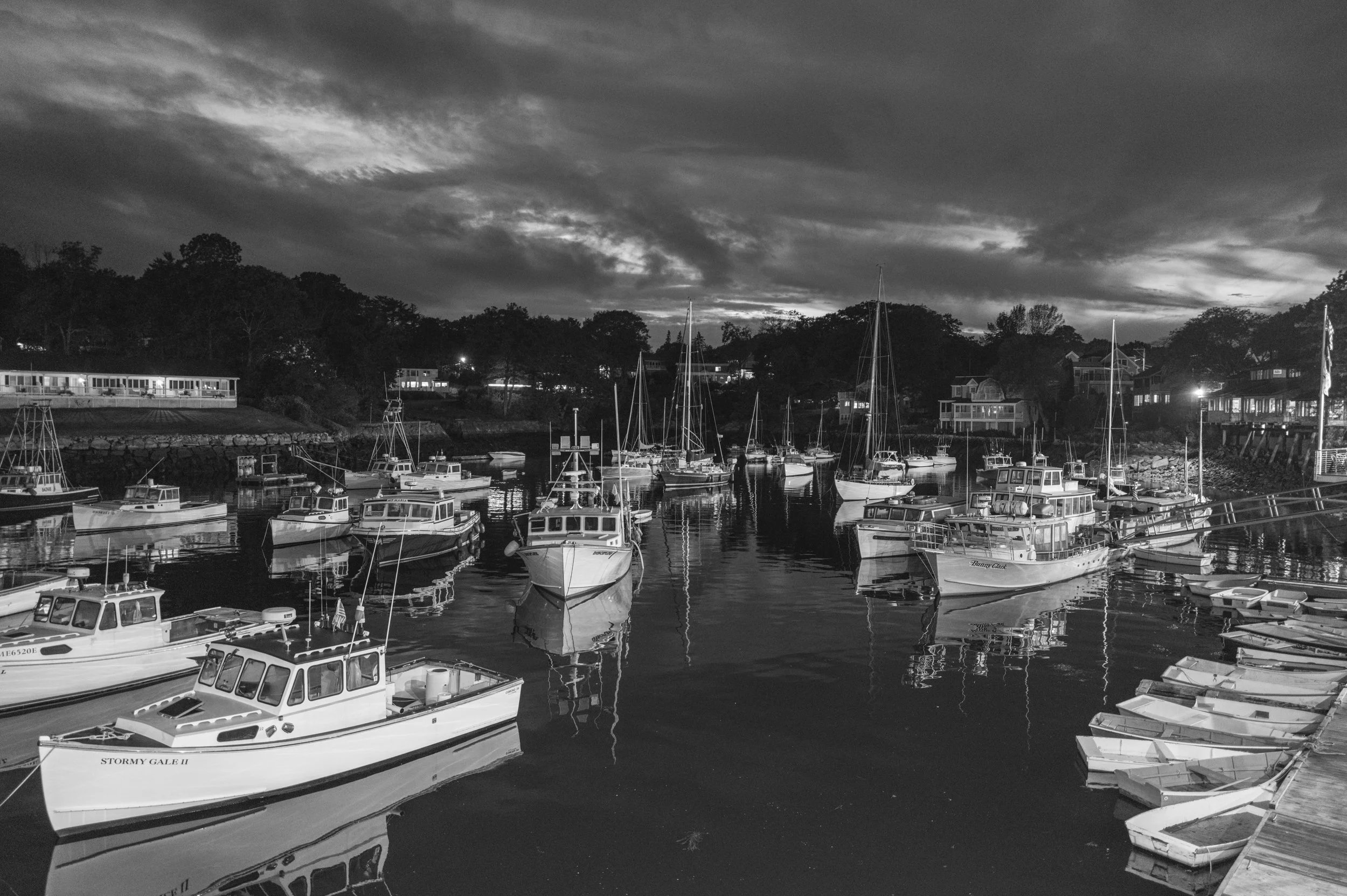 Port Clyde, Maine at night