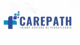 Carepath logo with blue cross and text
