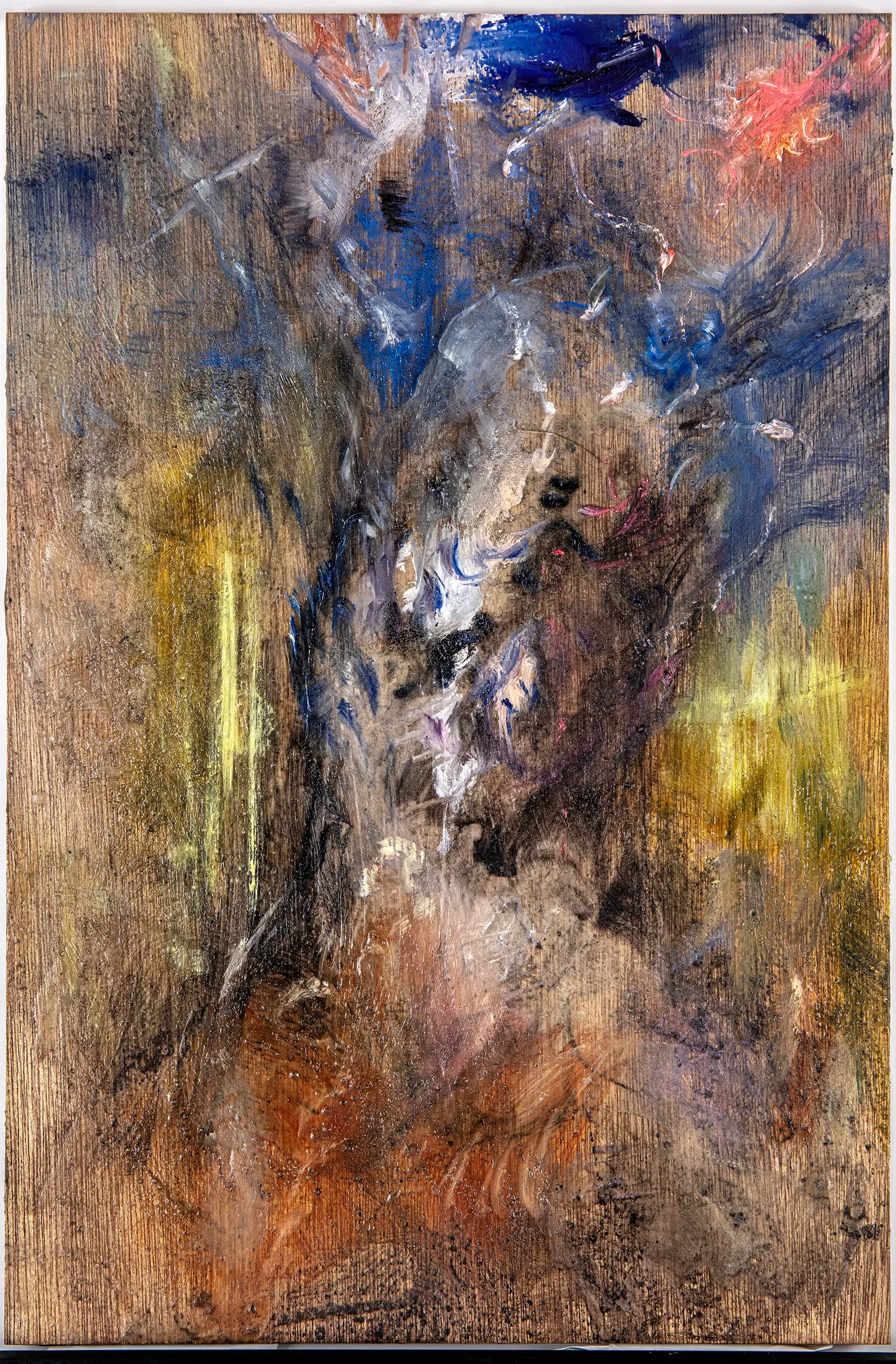 Dear rain, oil on wood, 
205 x 150 mm