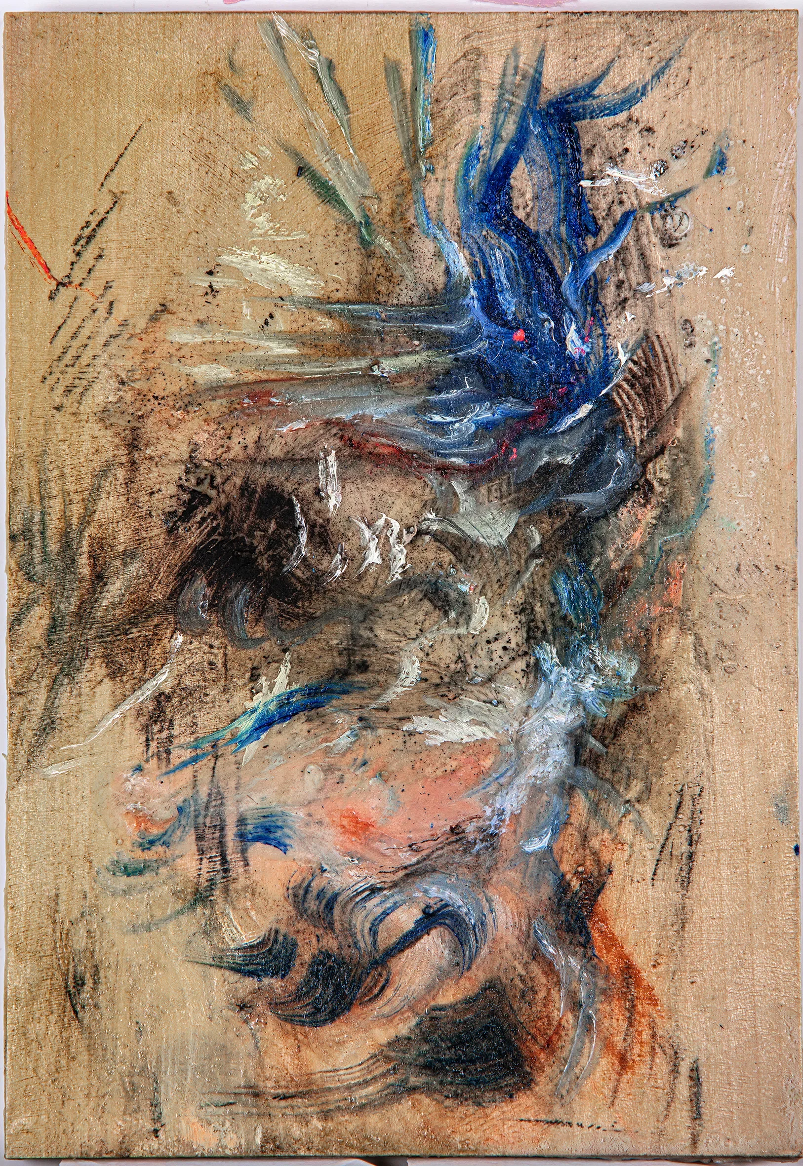 Futen, 
oil on wood, 
230 x 159 mm