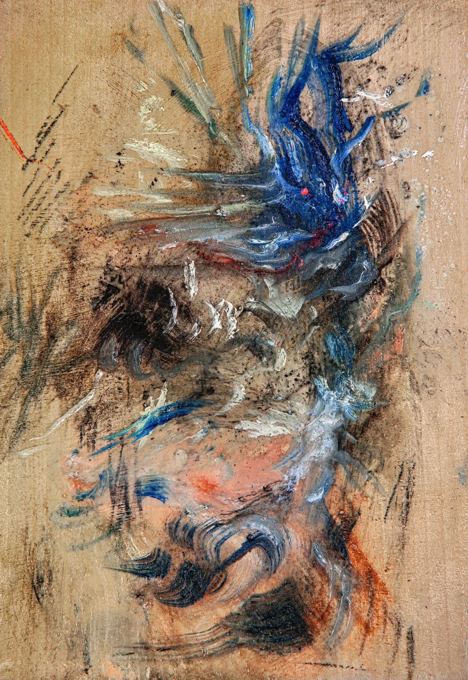 Futen, 
oil on wood, 
230 x 159 mm
