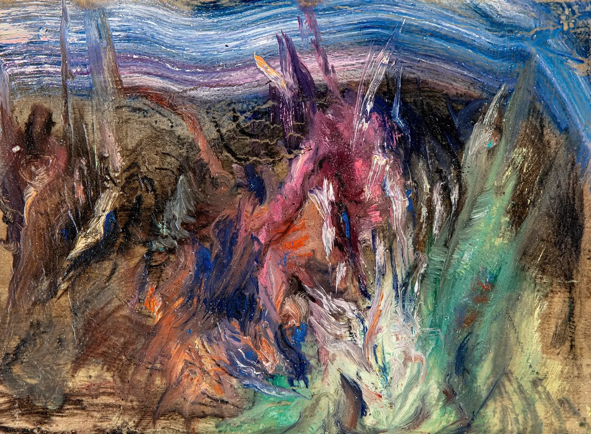 Descape, oil on wood,
205 x 150 mm