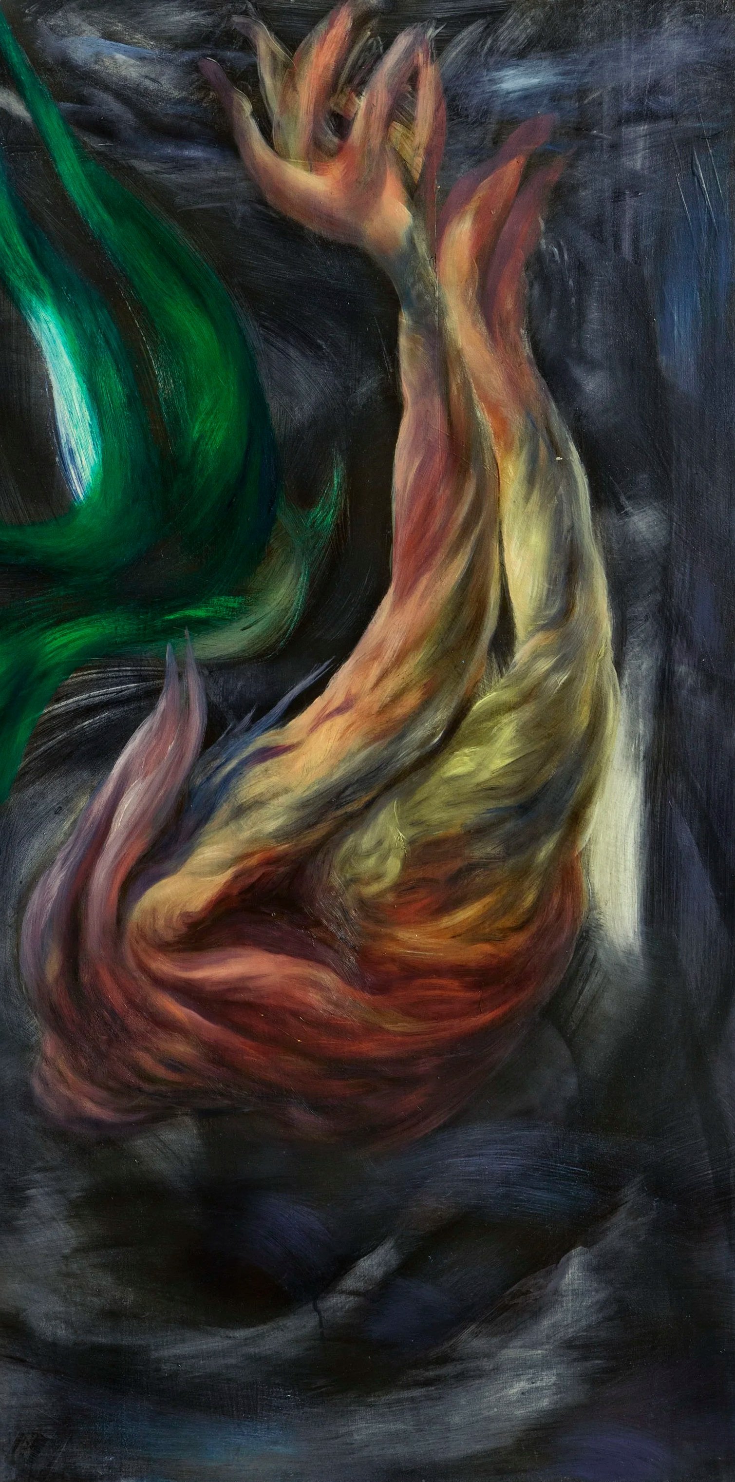 Metamorphosis 2, oil on wood panel, 2014, 60x120cm