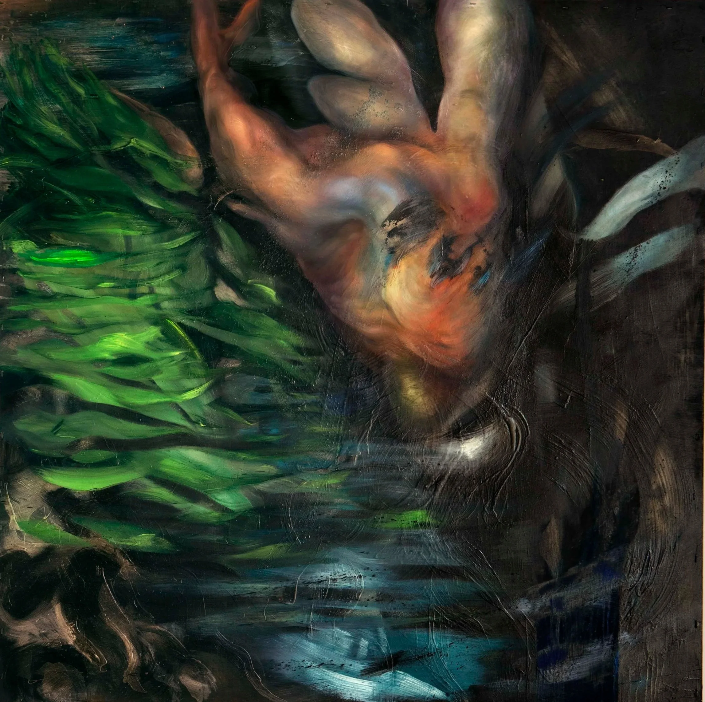 Metamorphosis, oil on wood panel, 2014 / 130x130cm
