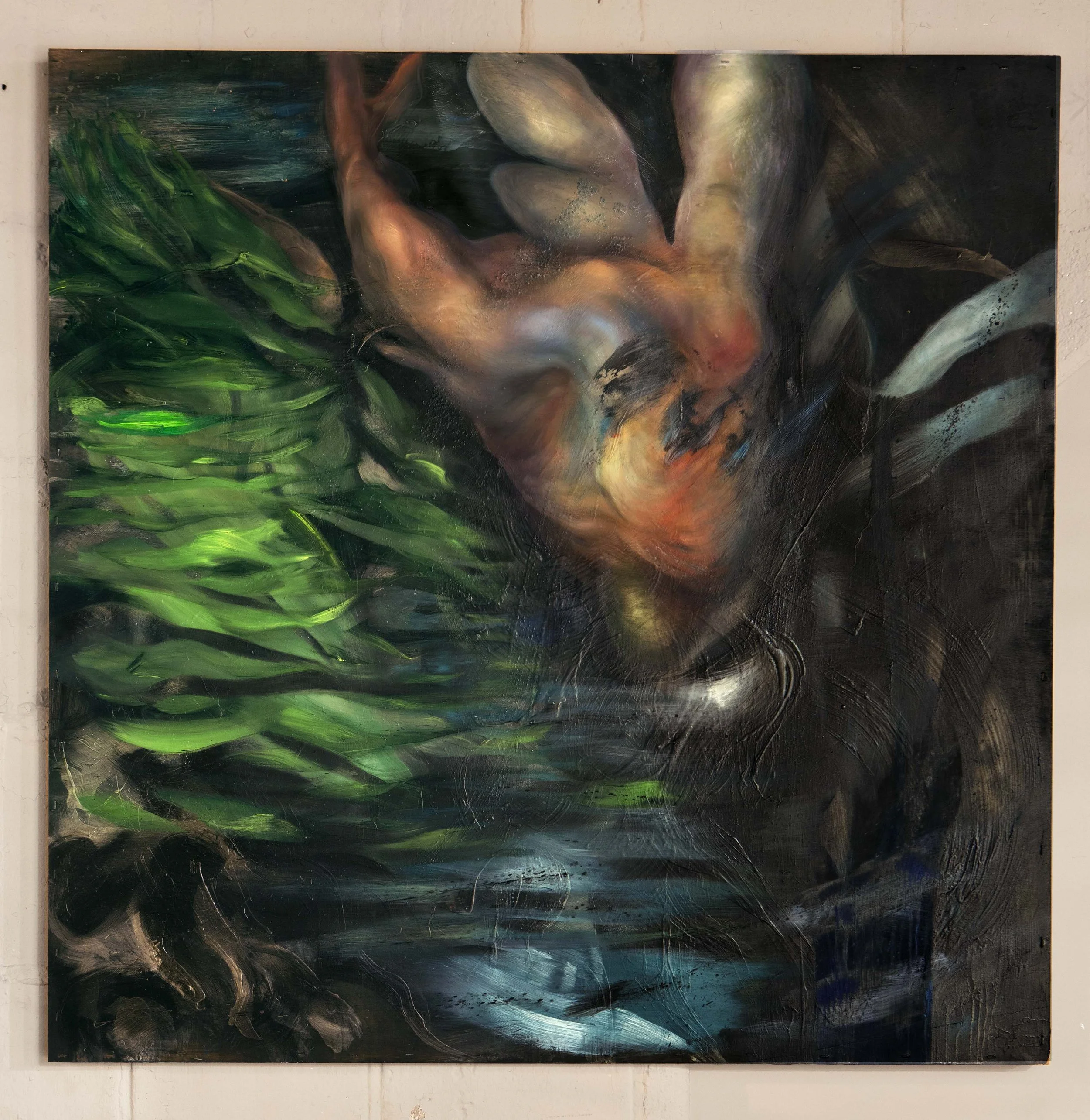 Metamorphosis, oil on wood panel, 2014 / 130x130cm