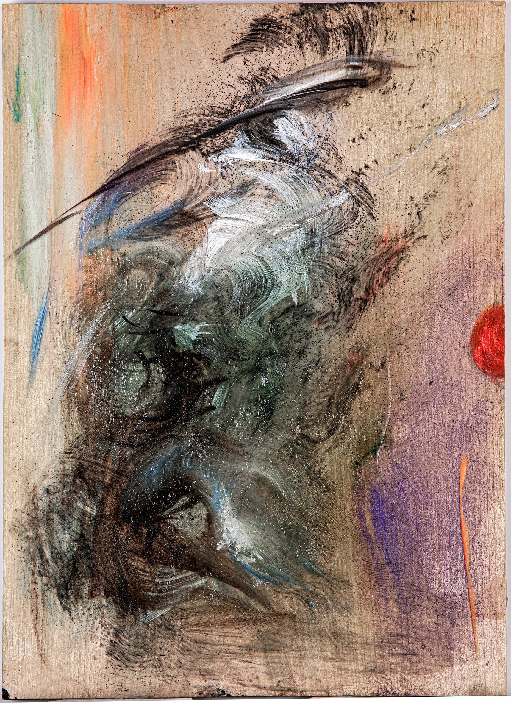 Zapzap, oil on wood,
340 x 145 mm