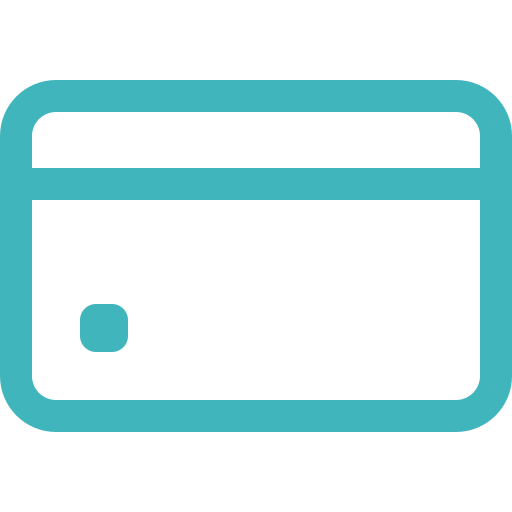 Icon of a wallet with a credit card inside.