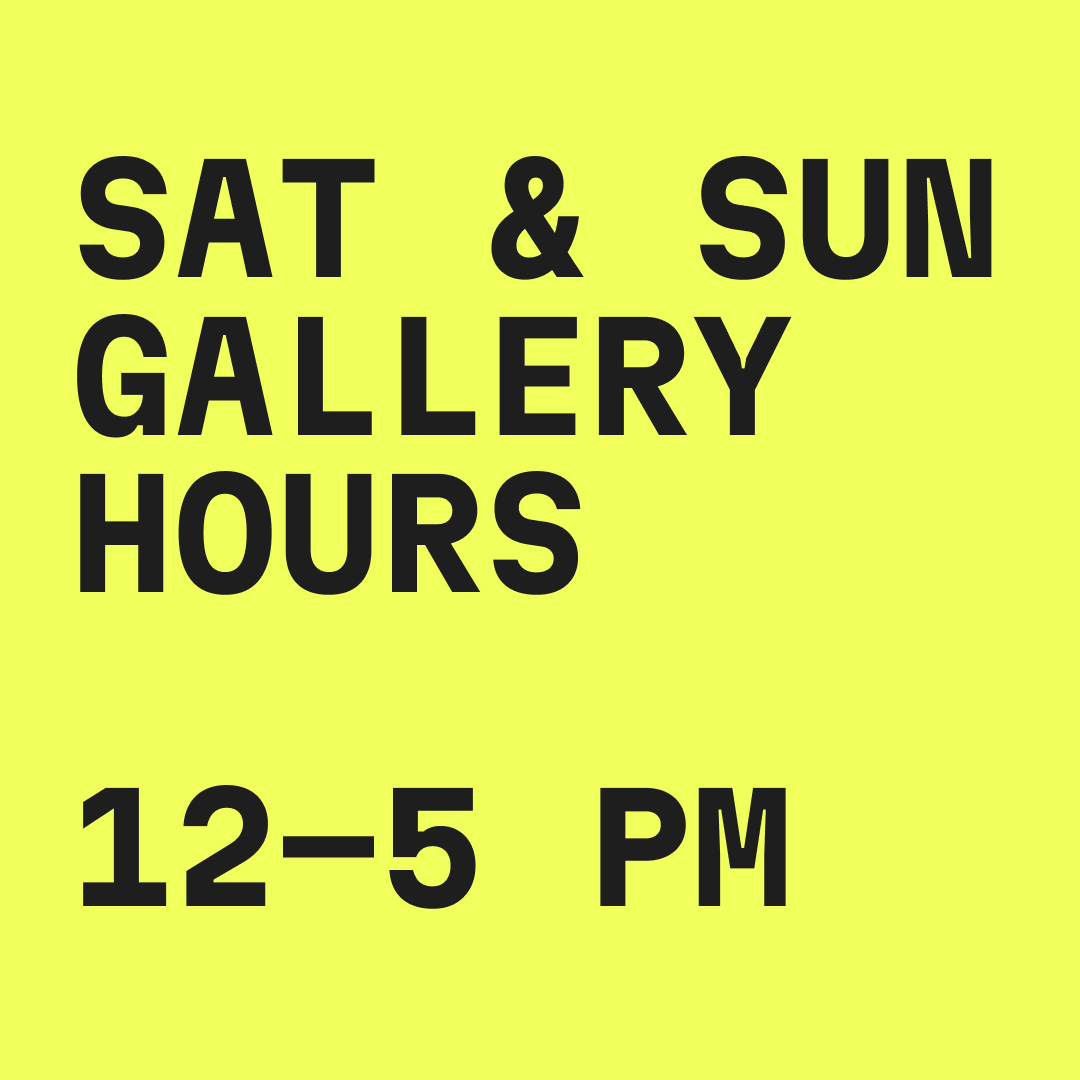 GALLERY HOURS