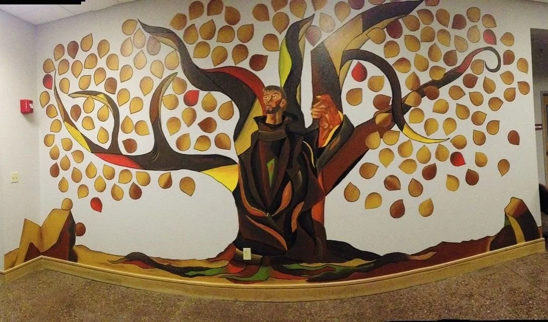 Church San Francis of Assisi Mural
