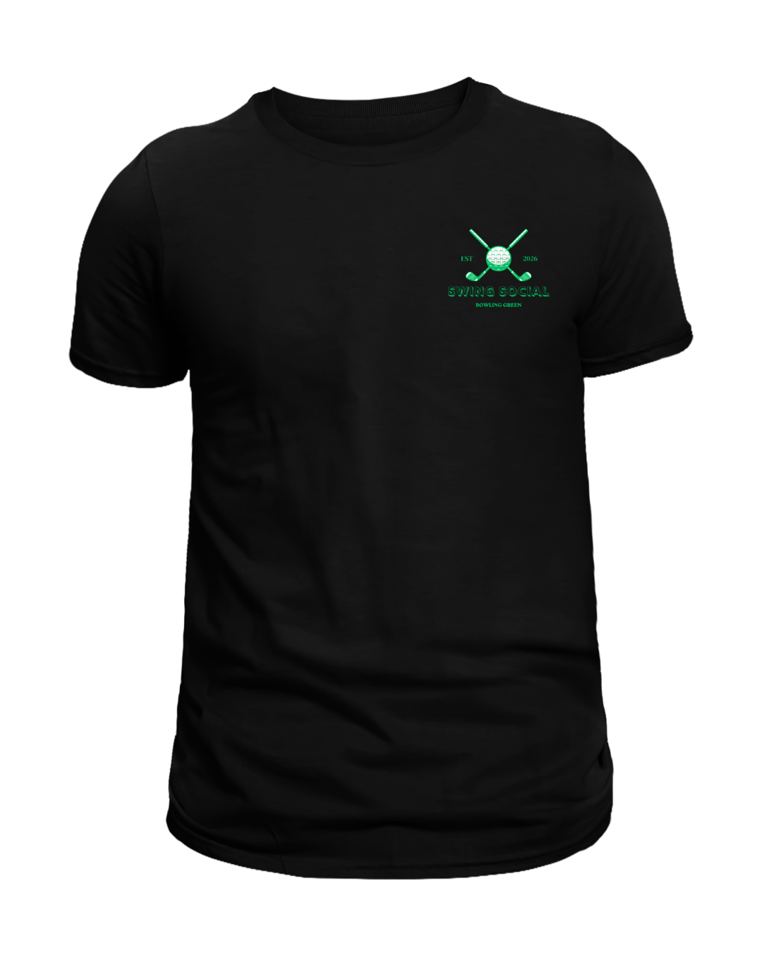 Swing Social Black Tee