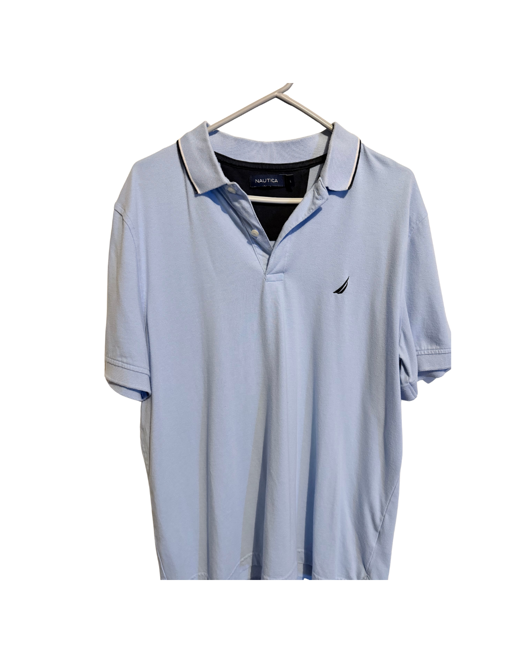 Light Blue Nautica Golf Polo Size: L