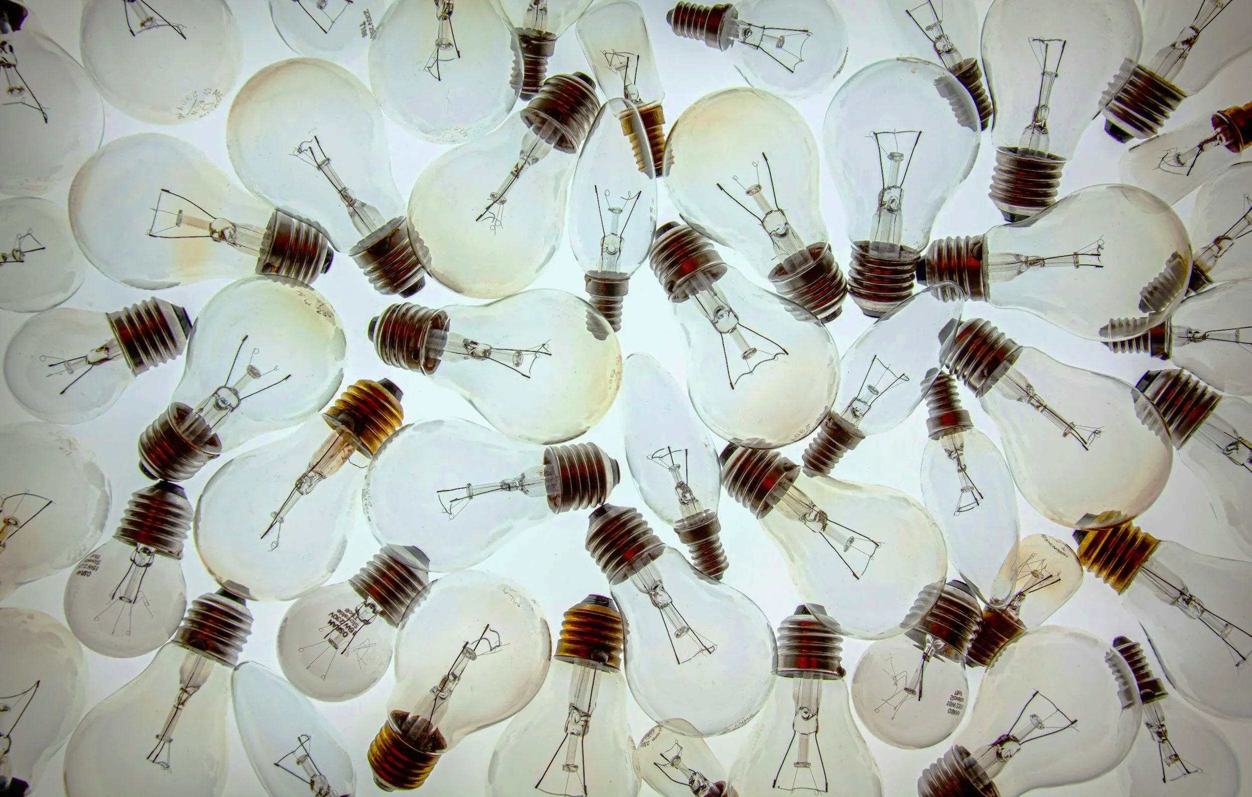 image of multiple lightbulbs