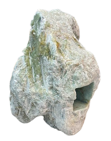 Untitled, 2026
aqua soapstone
12.4 x 8.3 x 7.5 in / 31.5 x 21 x 19 cm