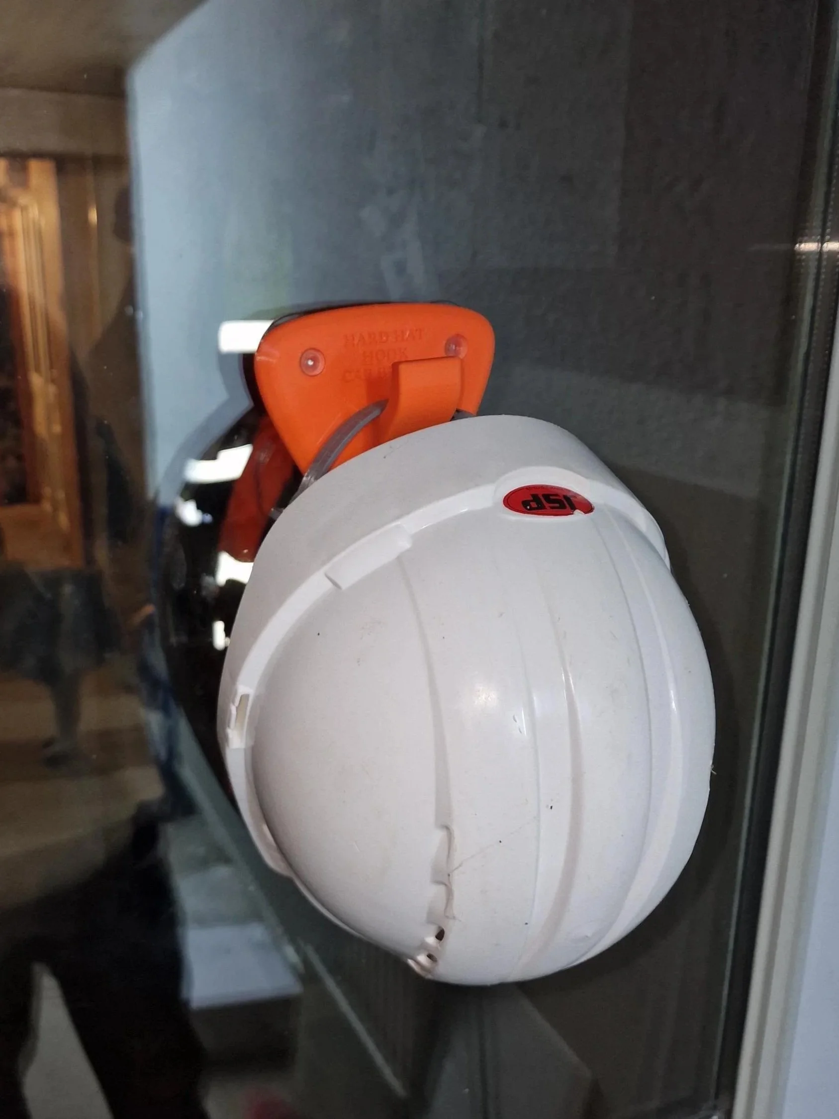 Hard Hat Hook, Construction Plant Cab Accessory