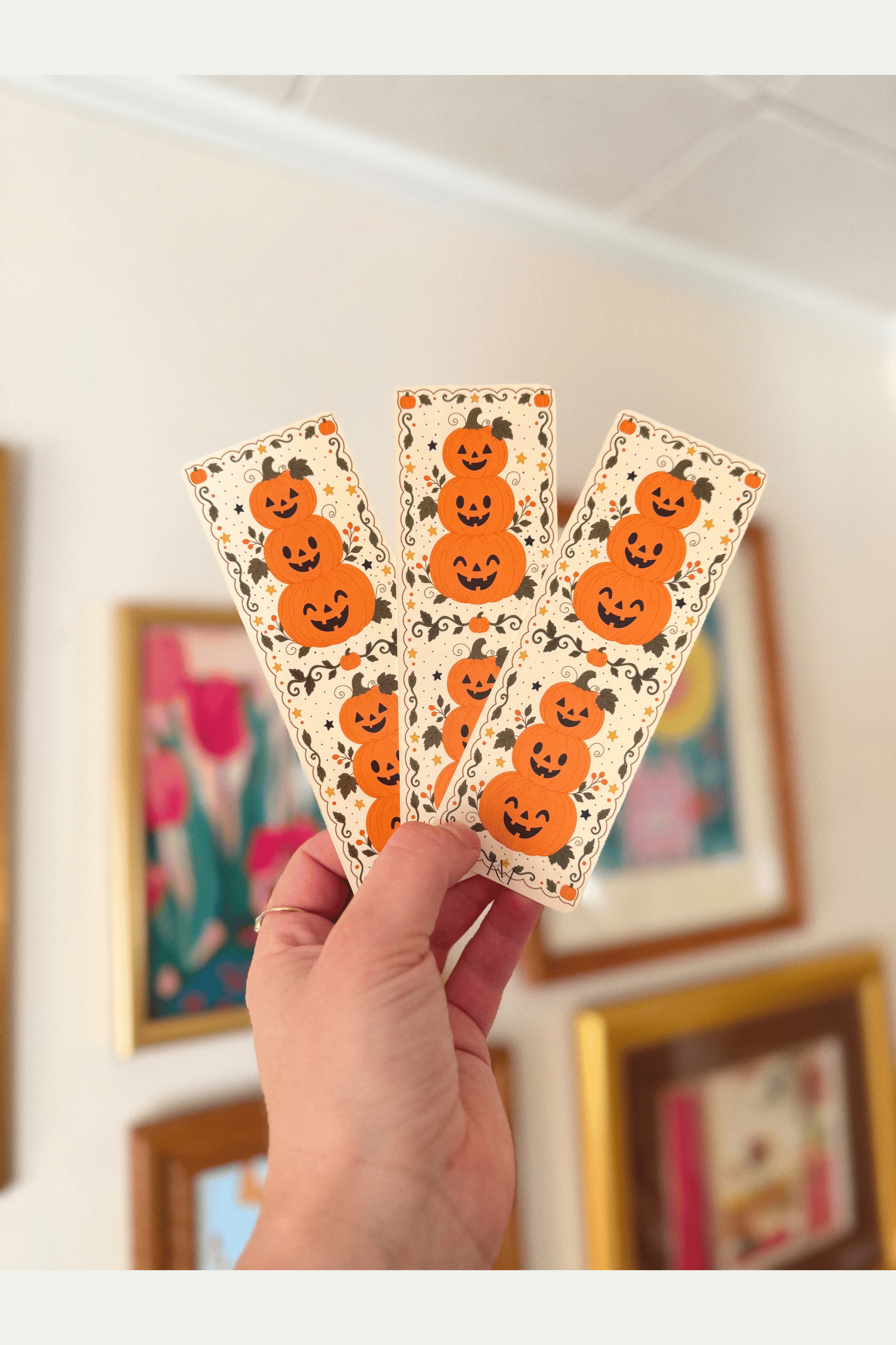 PUMPKIN PARADE BOOKMARK