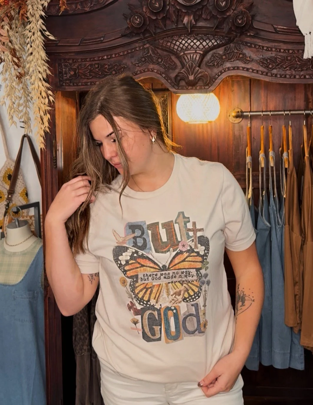 But God Butterfly Graphic Tee