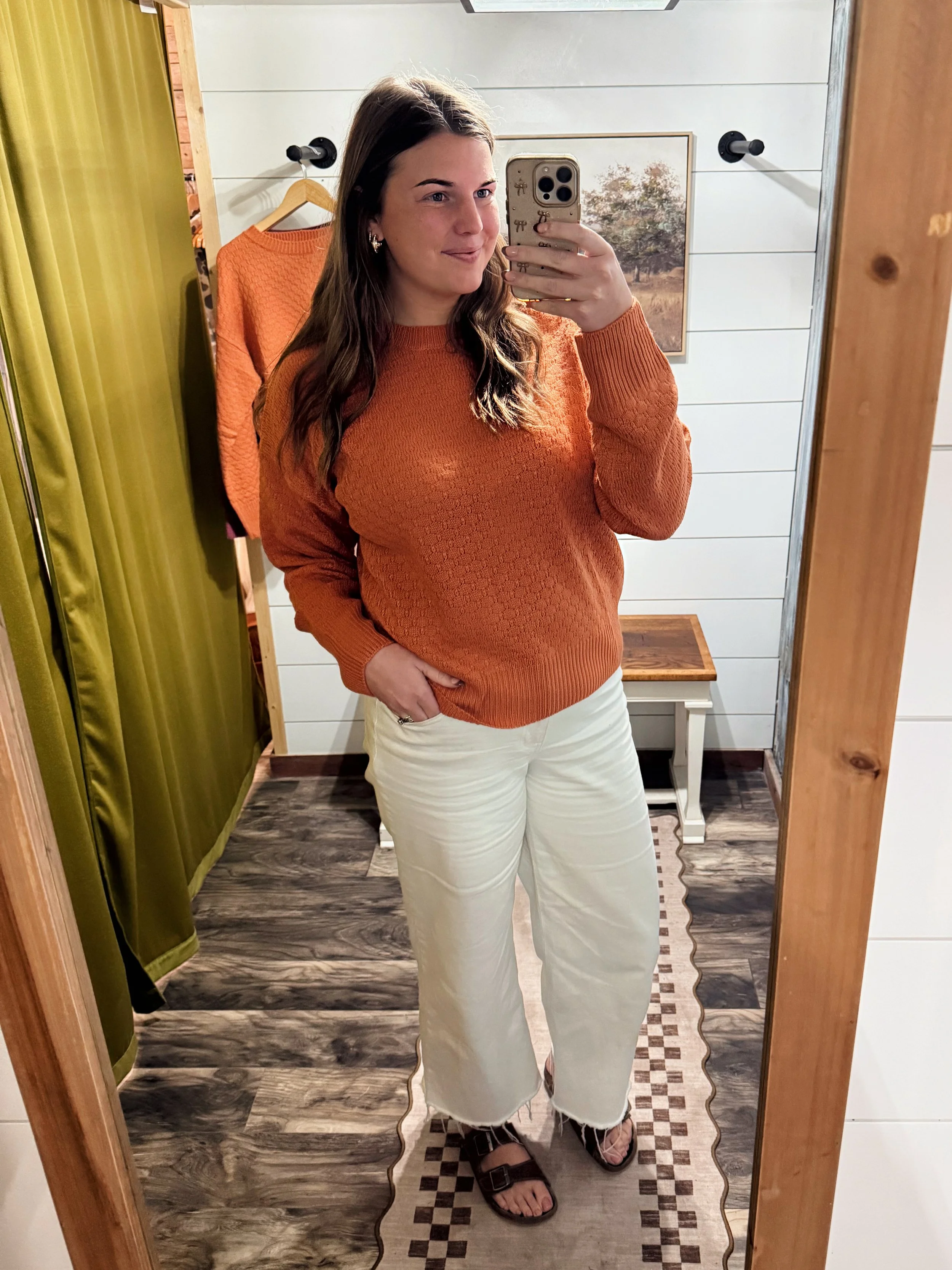 Pumpkin Gianna Sweater