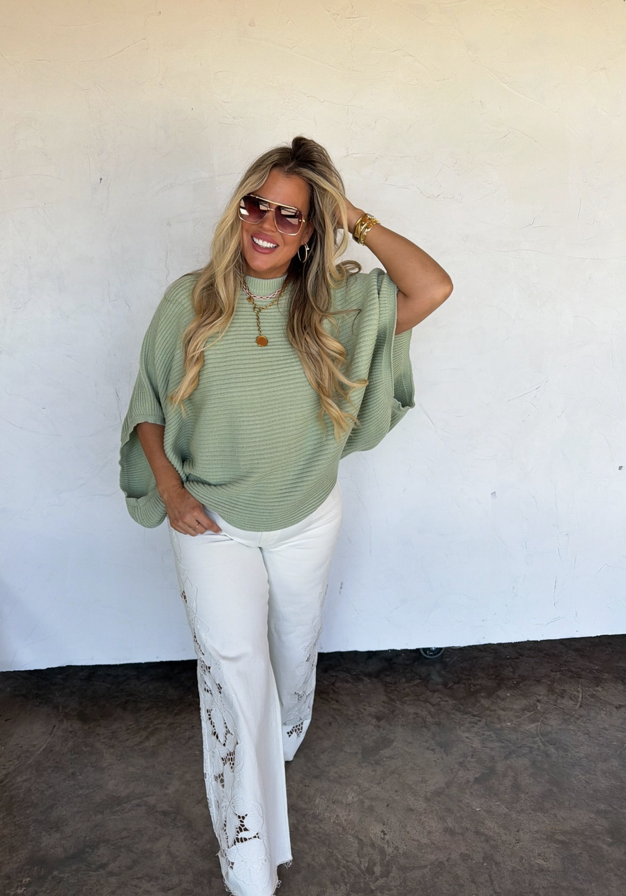 Sage Meg Pullover Poncho