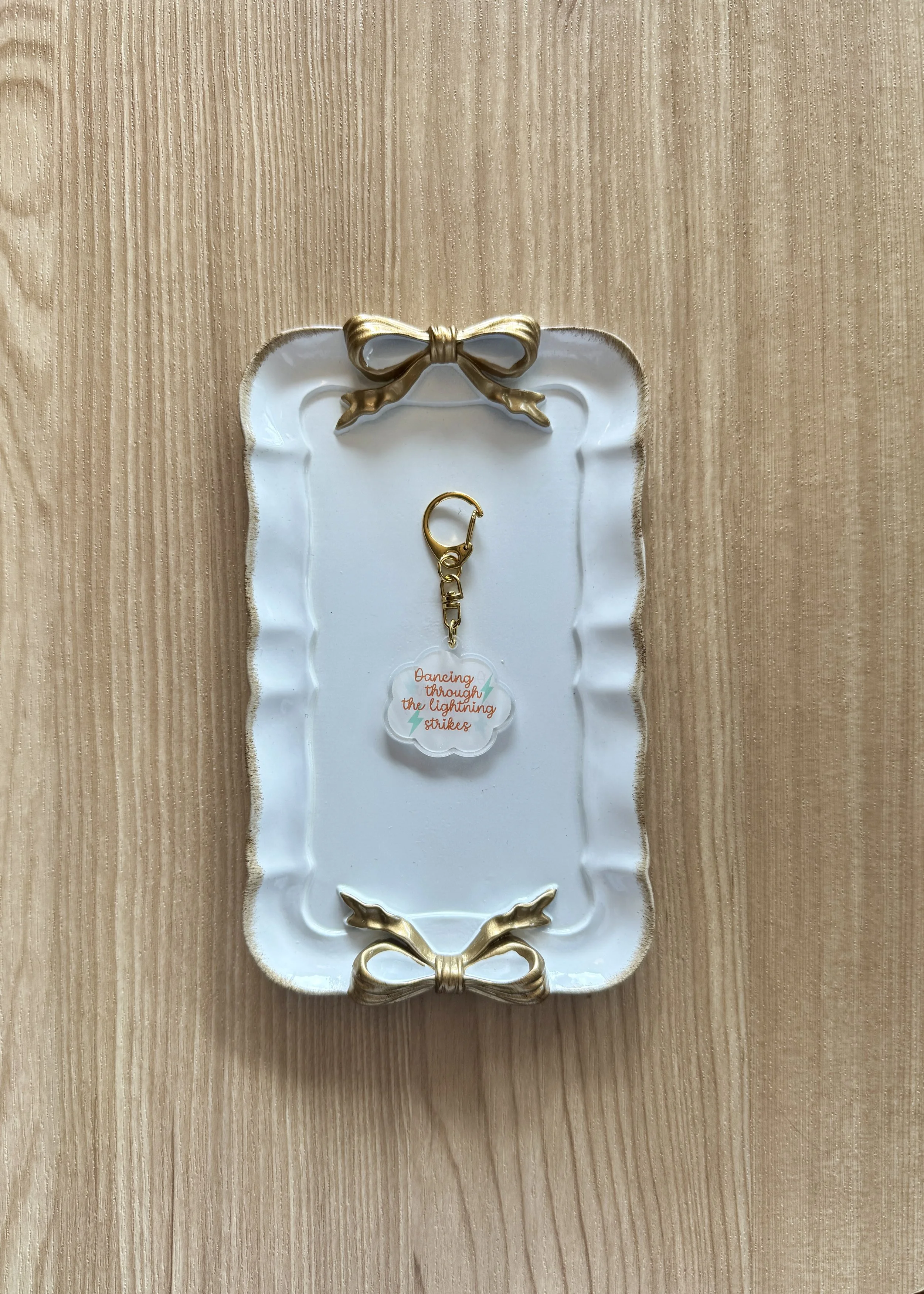 Opalite Lyric Bag Charm