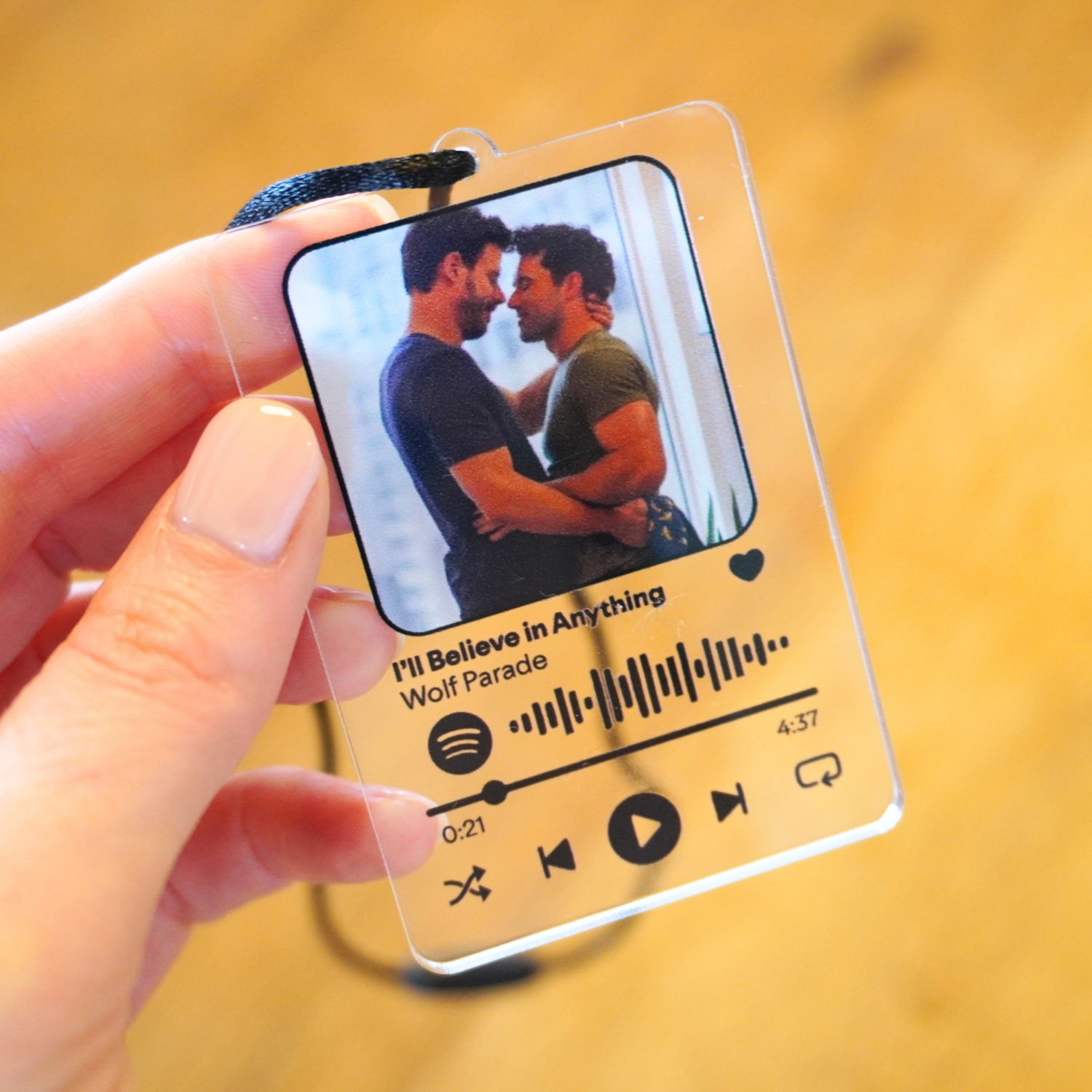 I'll Believe In Anything Spotify Car Charm