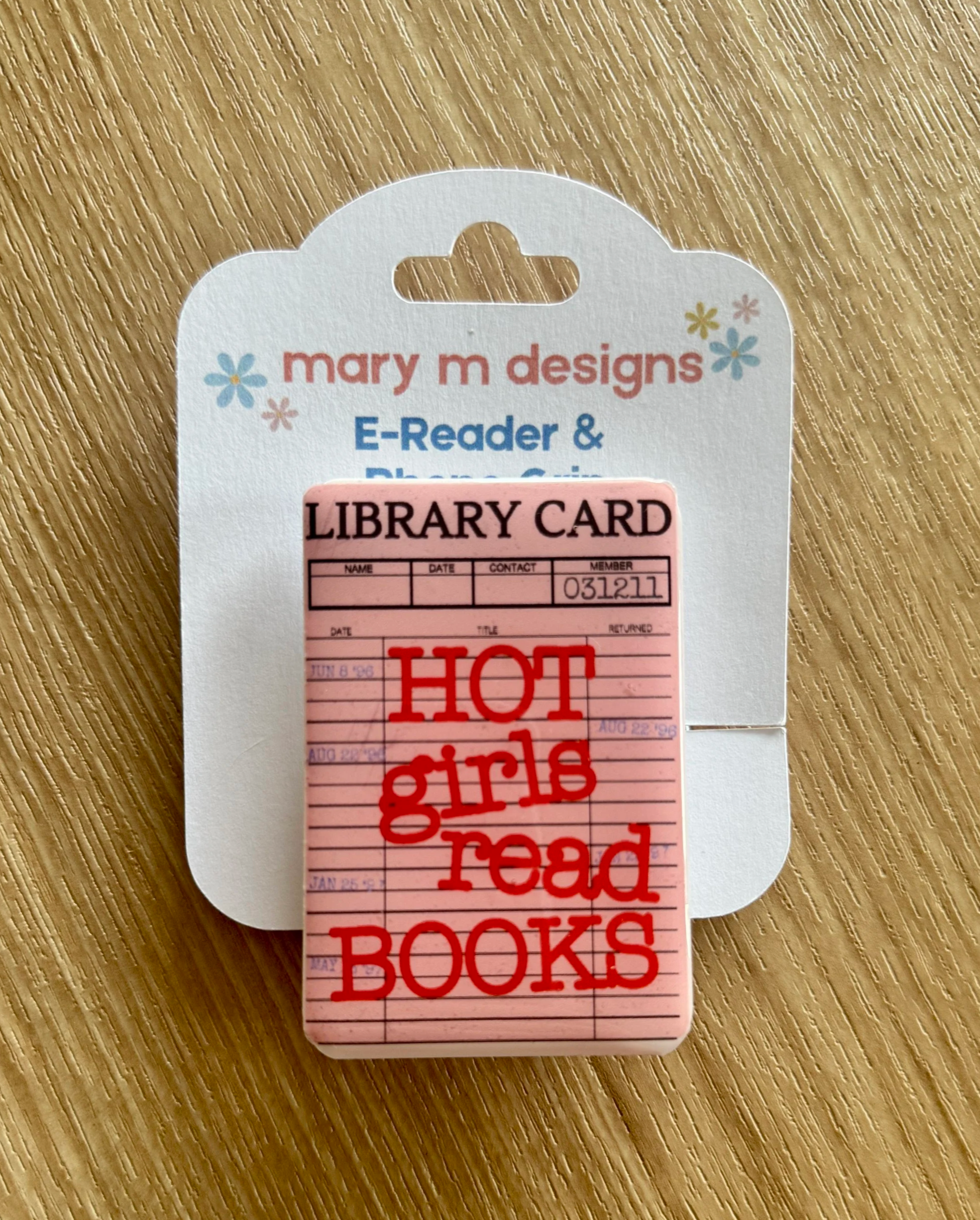 Hot Girls Read Books E-Reader Grip