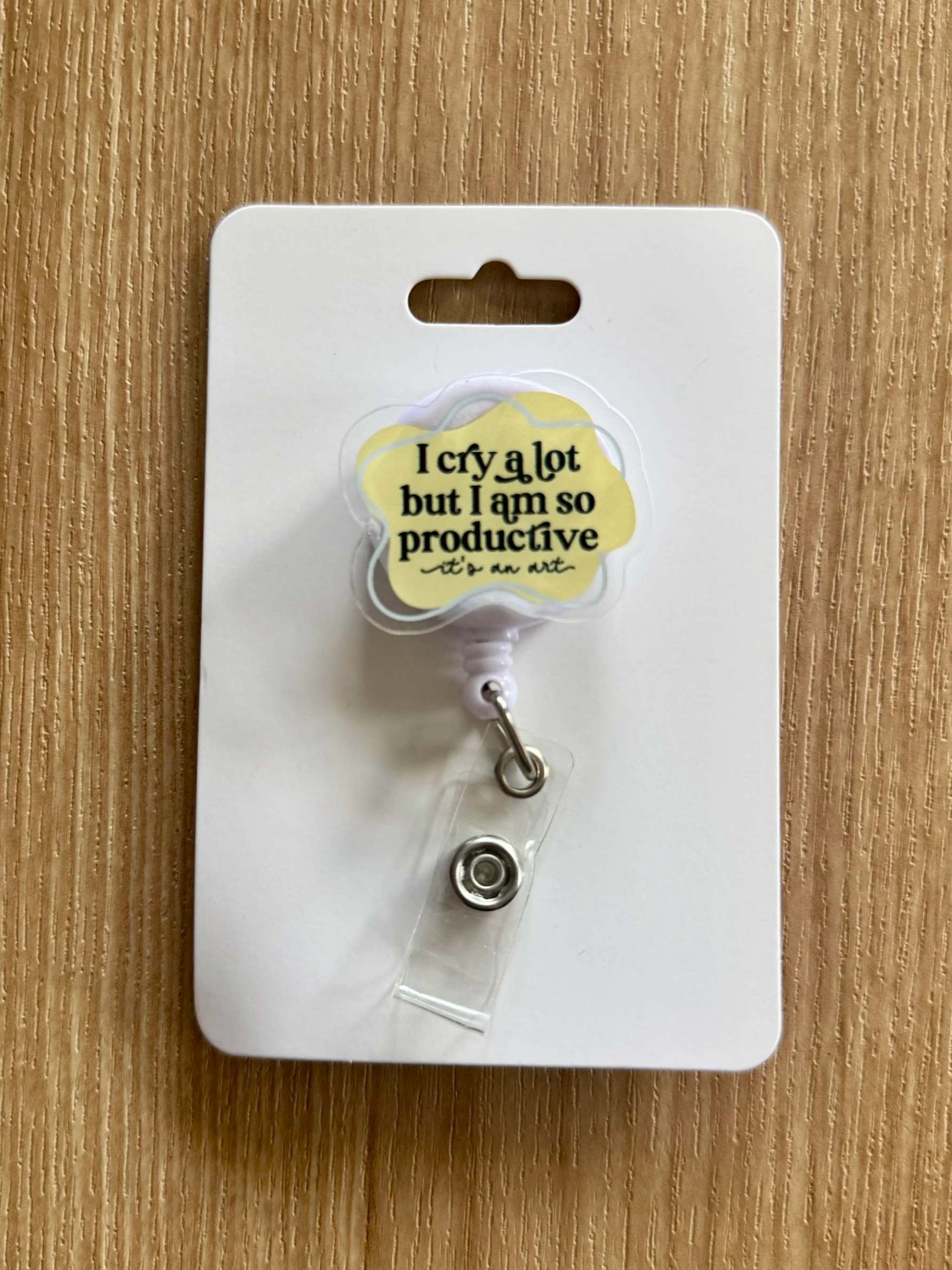 I Cry a Lot but I am So Productive Badge Reel
