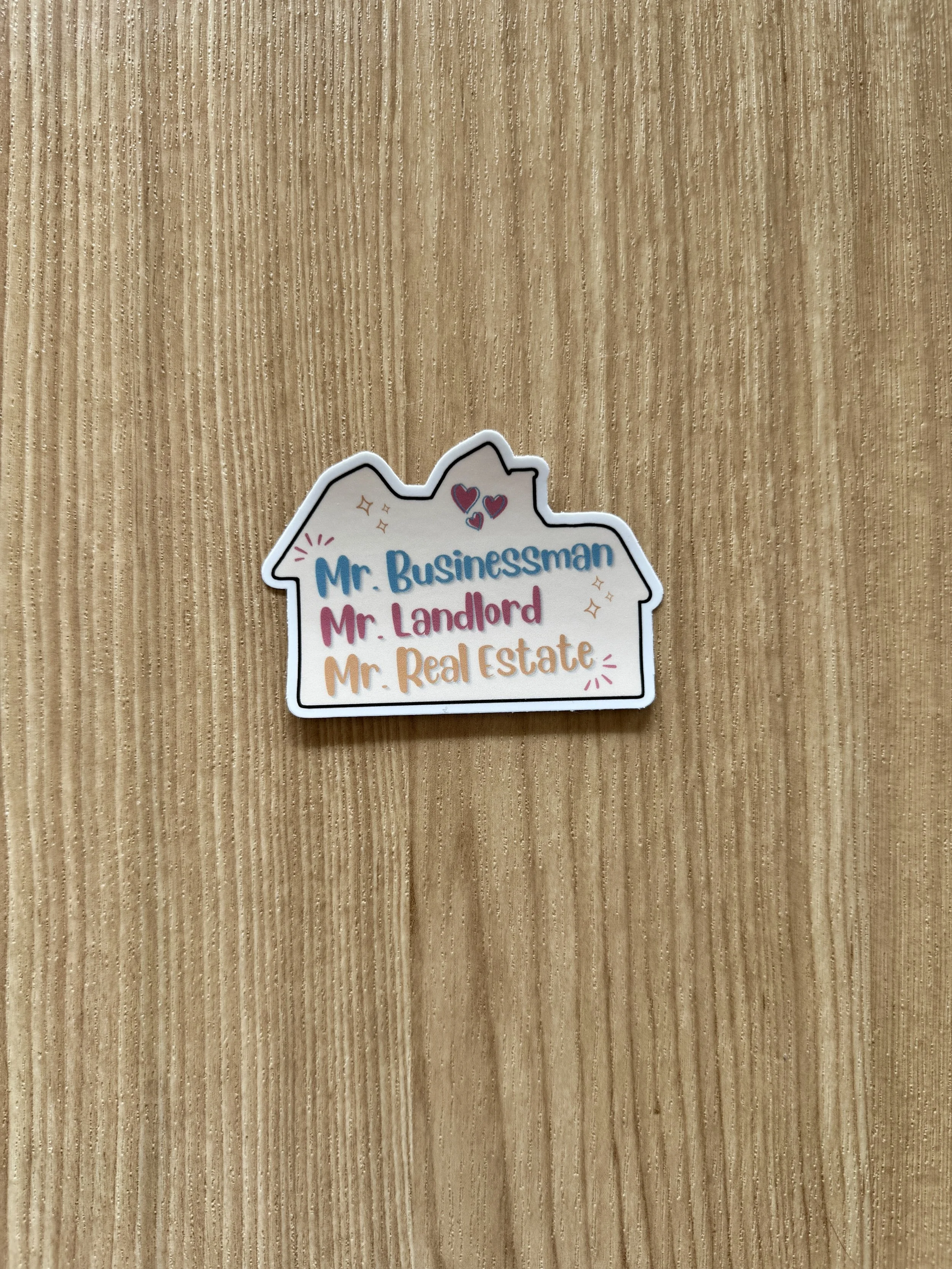 Mr Businessman Vinyl Sticker