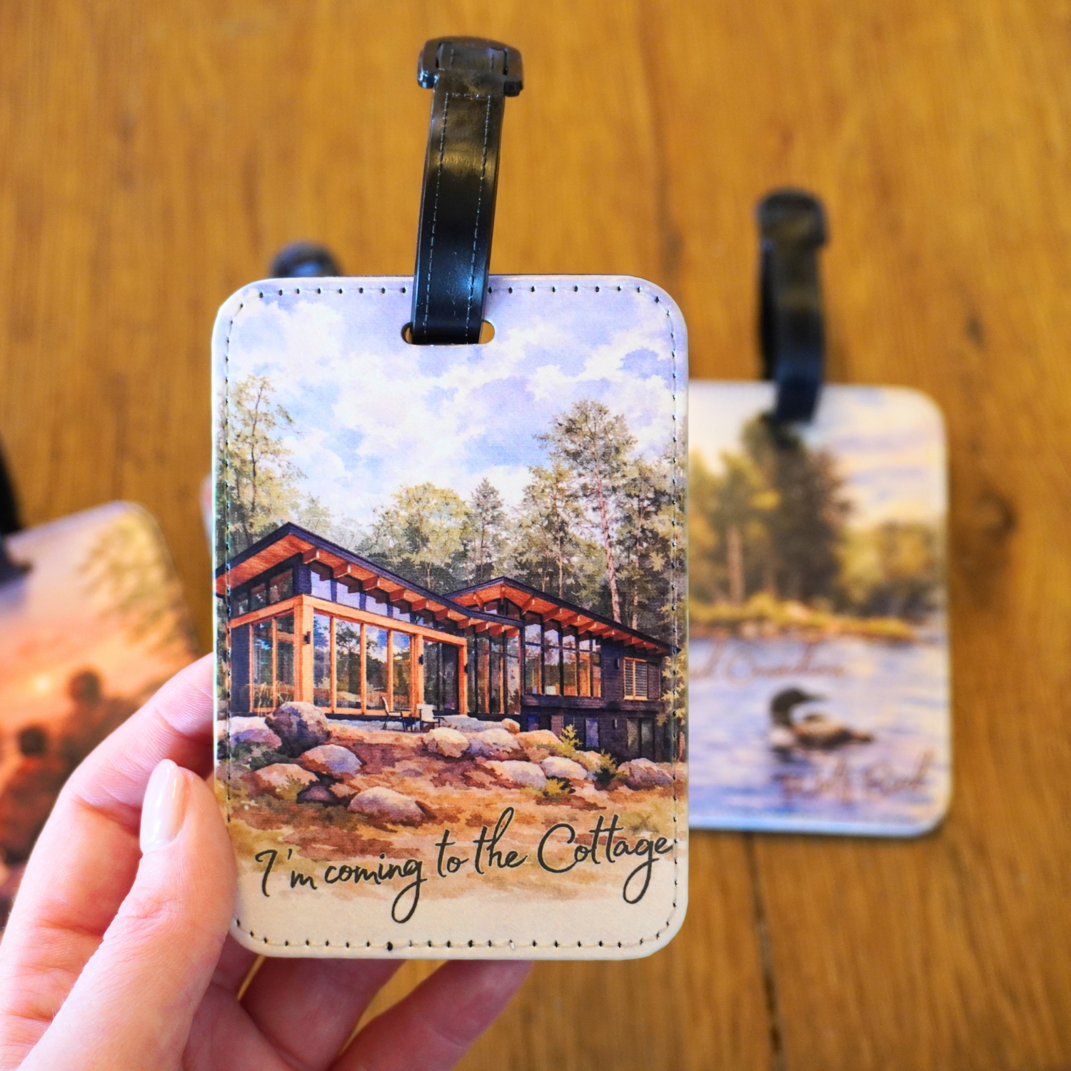 Cottage Luggage Tag