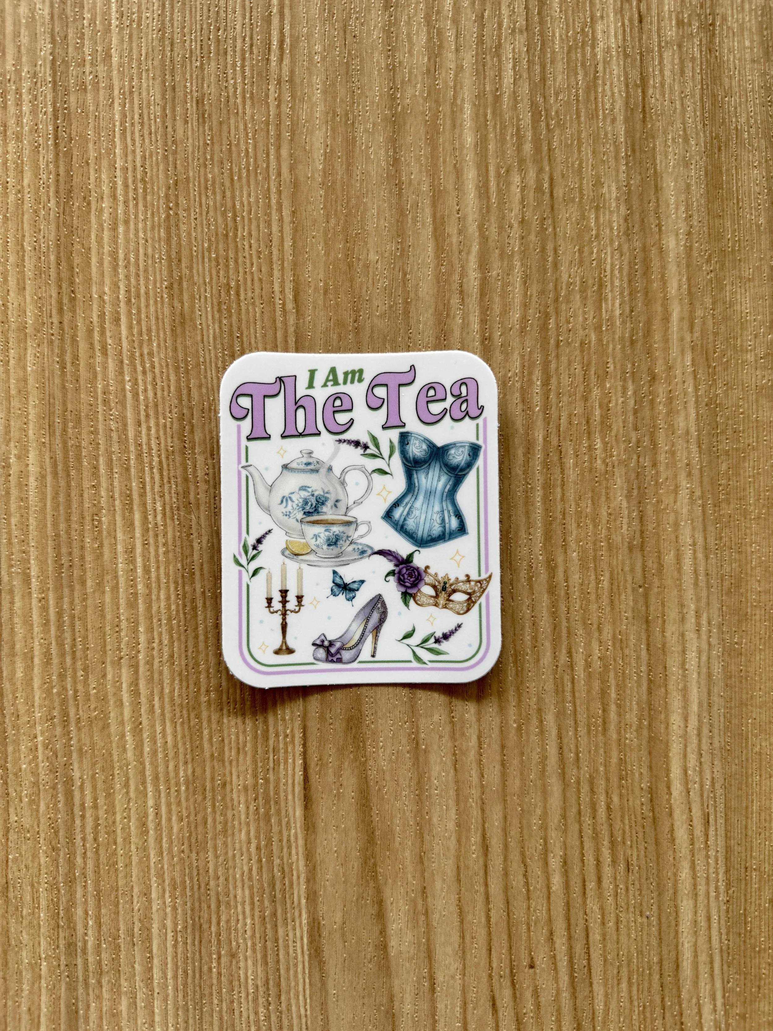 I Am The Tea Vinyl Sticker