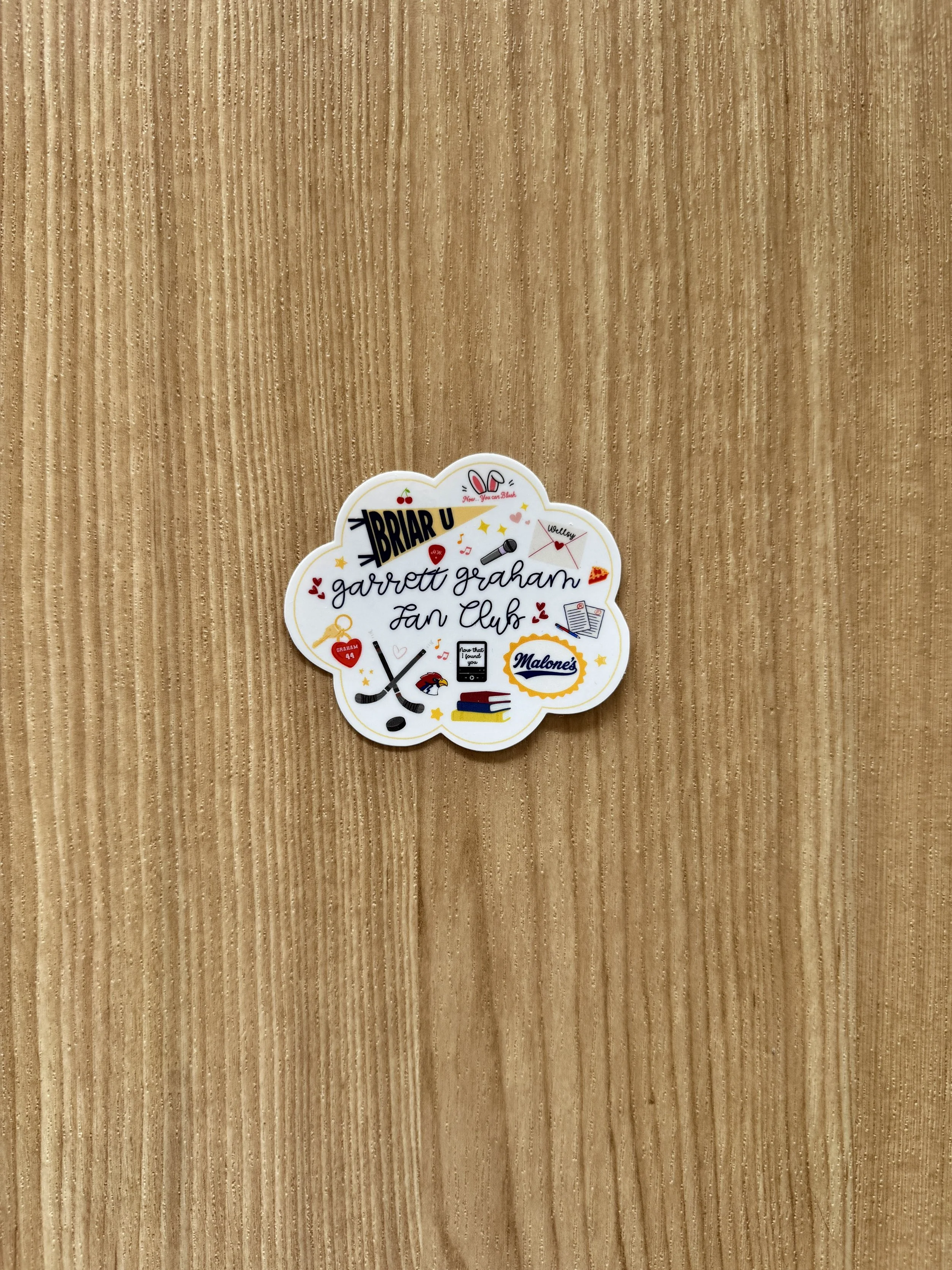 Garrett Graham Fan Club Vinyl Sticker